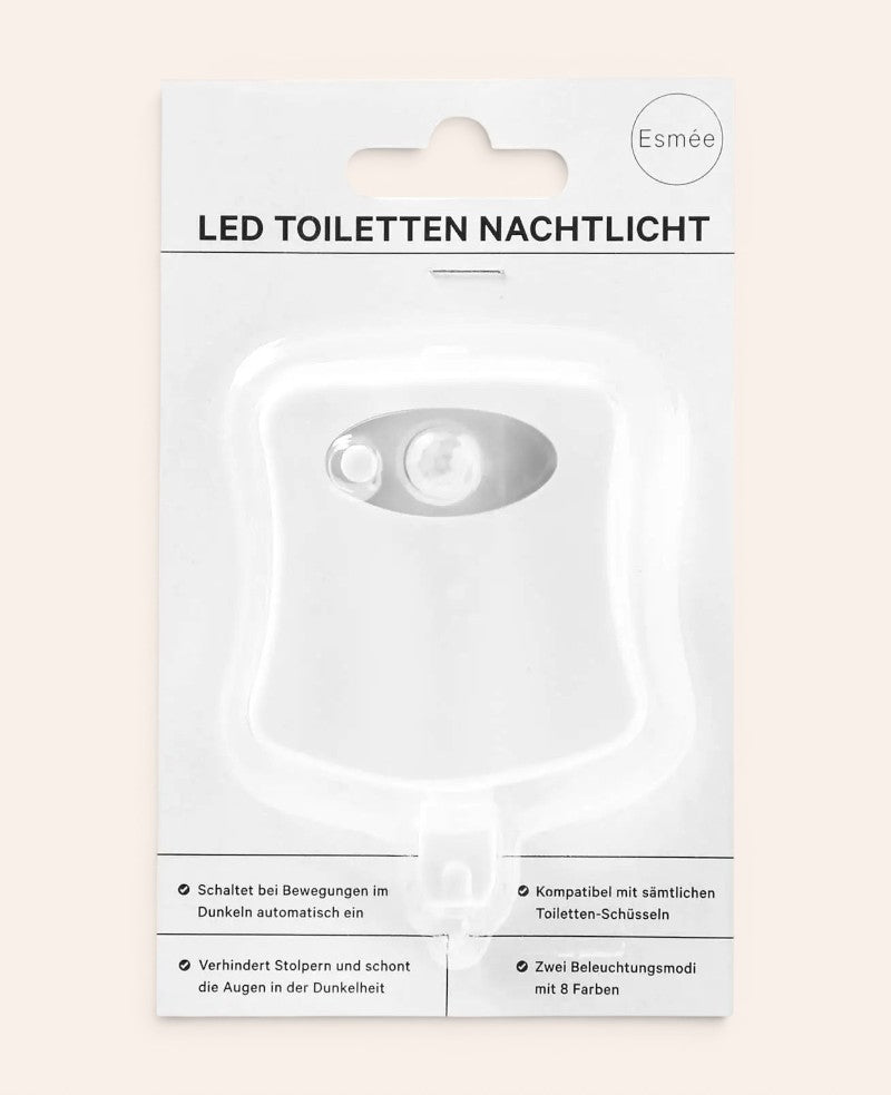 LED Toiletten Nachtlicht mit Nacht- und Bewegungssensor