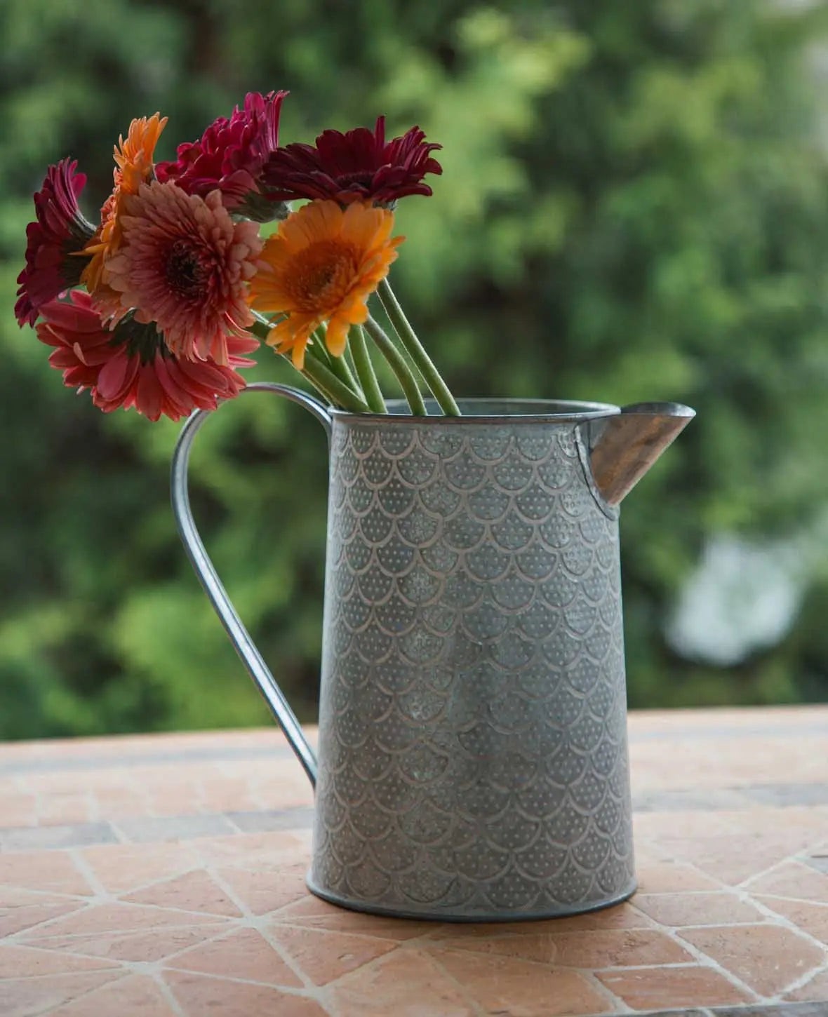 Dekokrug / Kanne mit Orient-Muster, Ø 12 x Höhe 20.3 cm