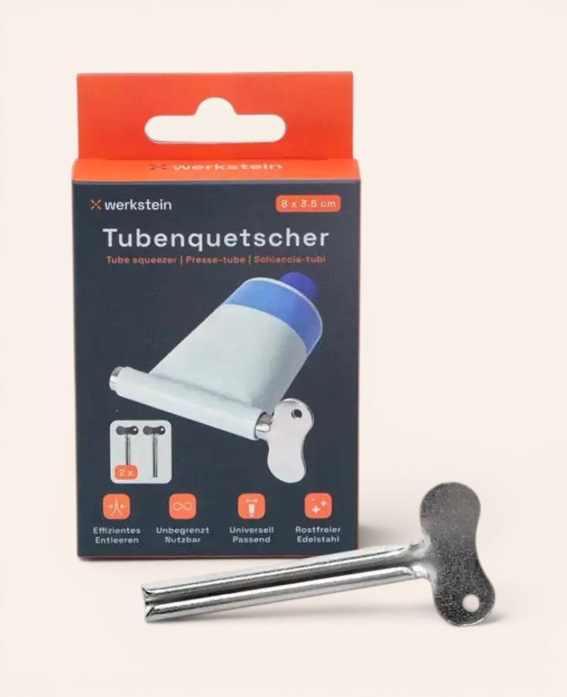 2er Set Tubenquetscher aus Edelstahl