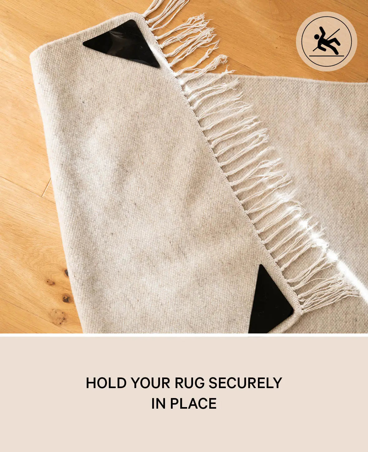 Antirutsch Pads für Teppich, 8 Stück