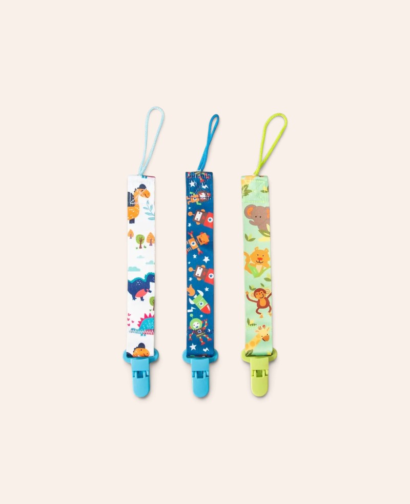 Nuggikette Set Explorer, 3 Stück, 26 x 2.5 cm, 3 Stk.