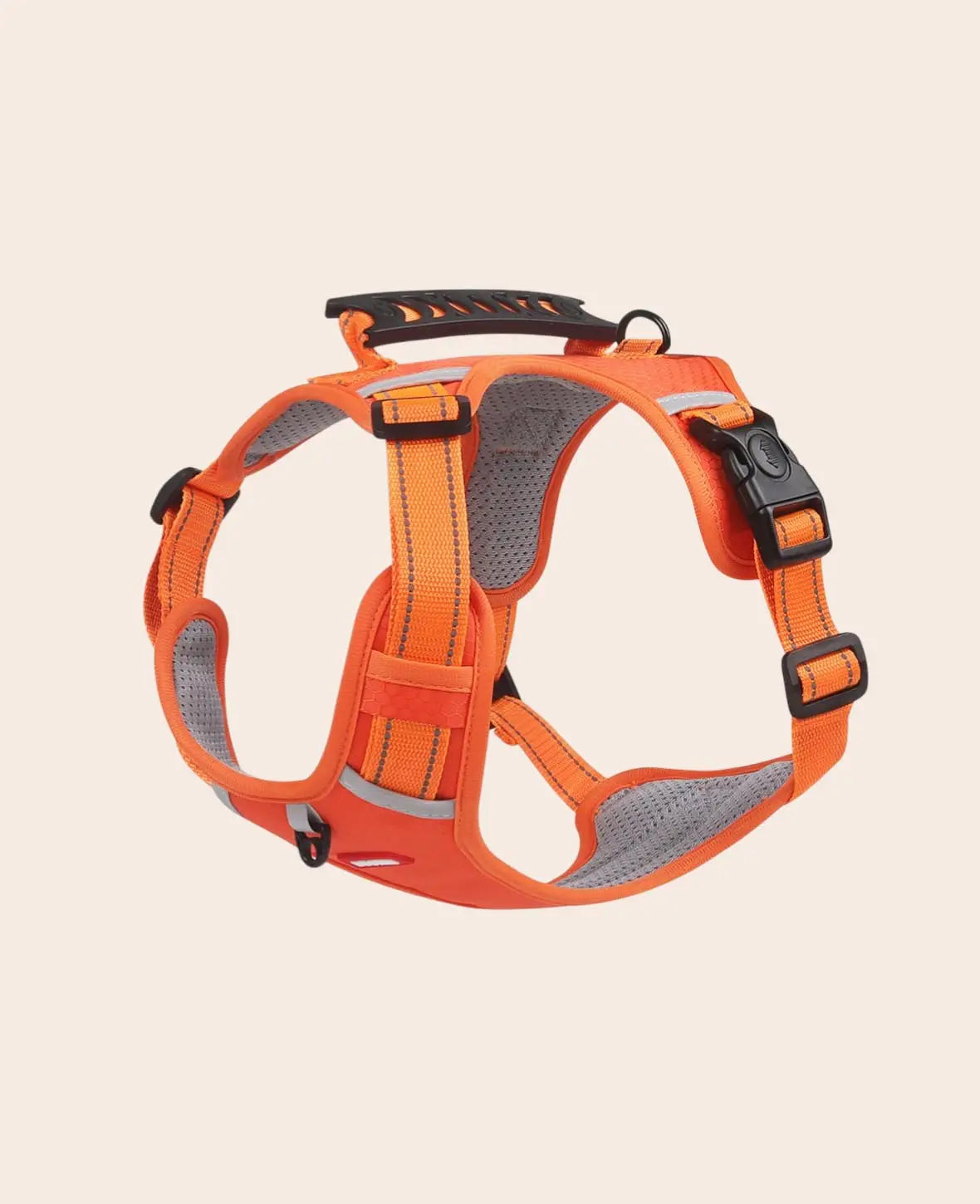 Hundegeschirr reflektierend, orange, S
