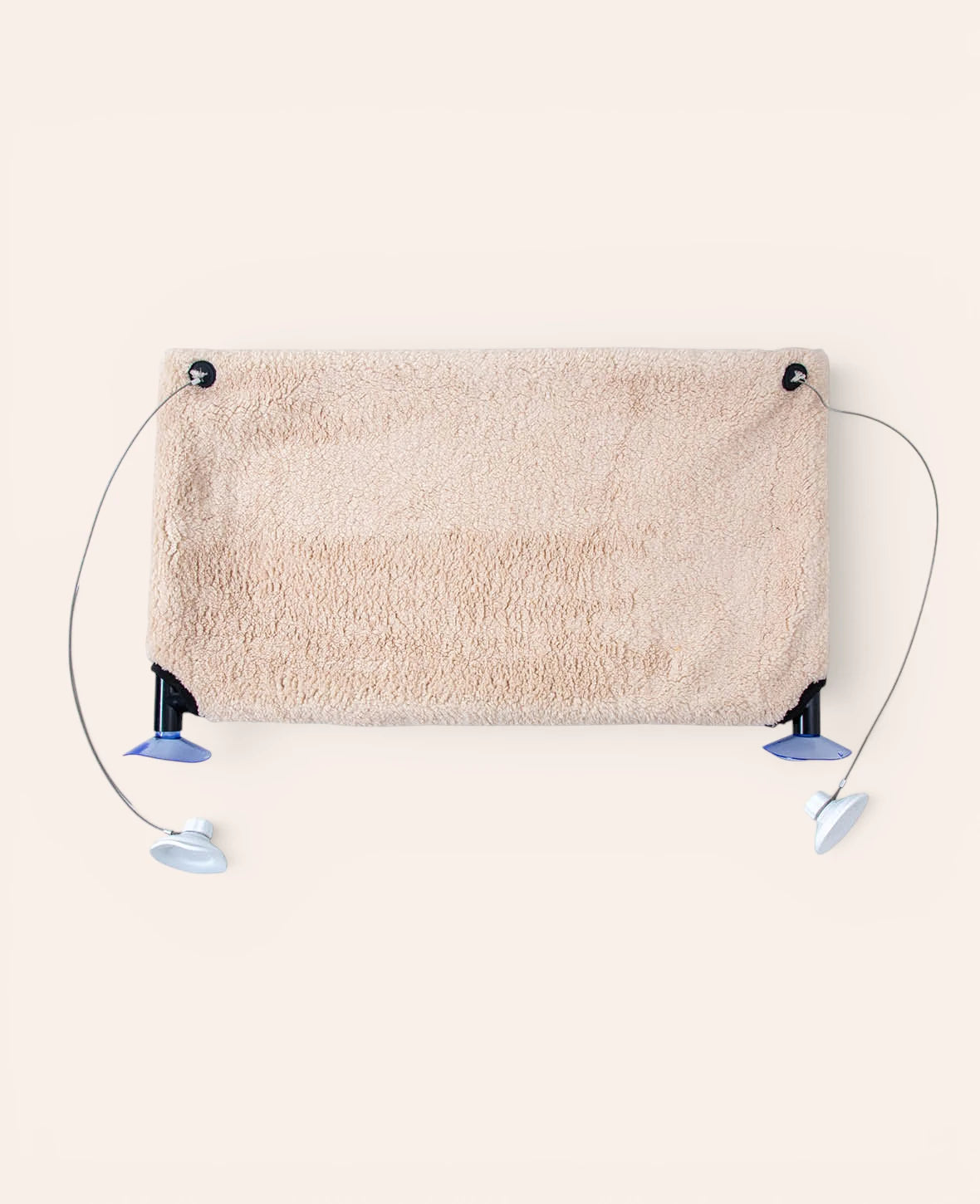 Fenster-Hängematte für Katzen, Beige, 69 x 39 cm