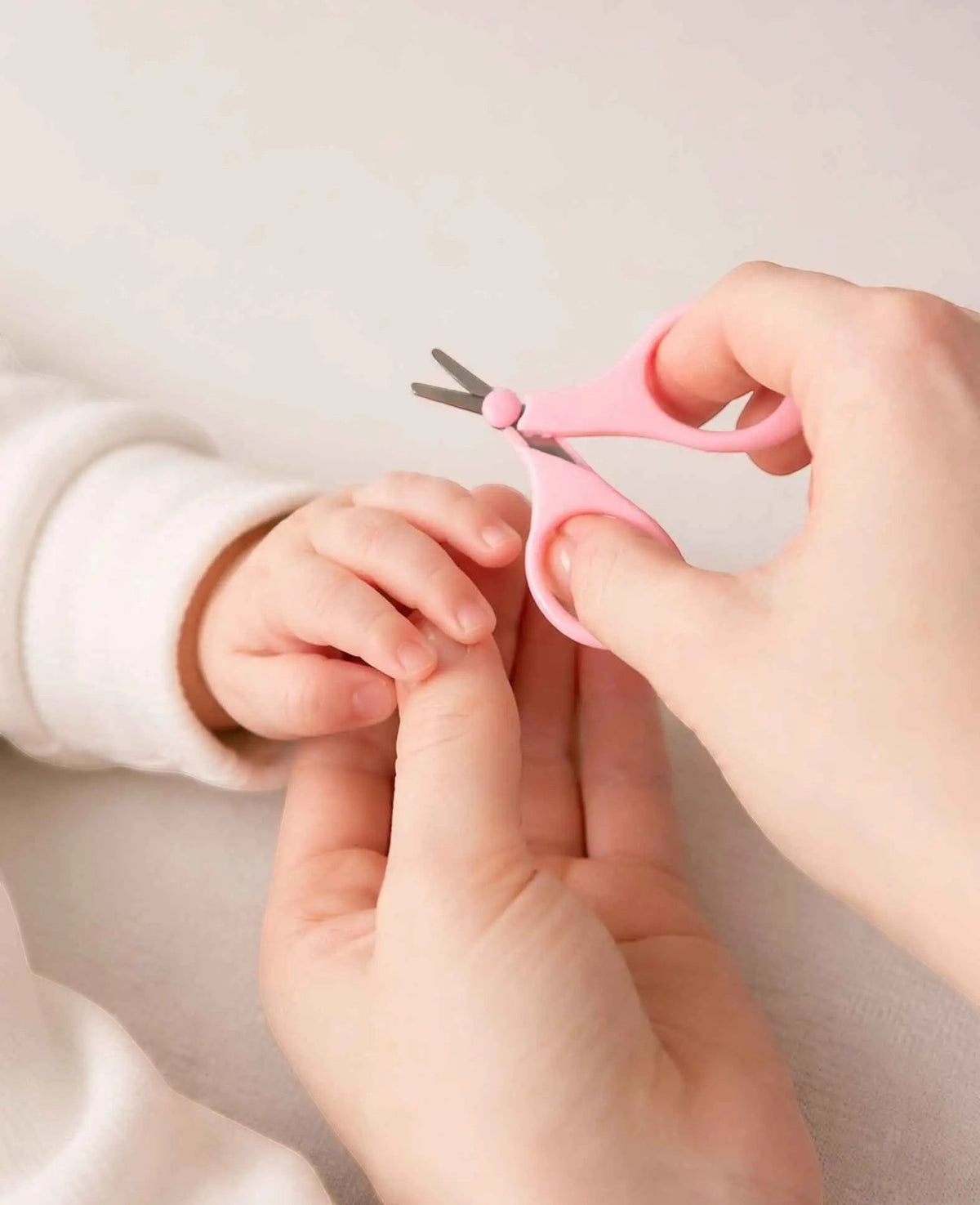 Baby Nagelschere, Rosa, 7.5 cm
