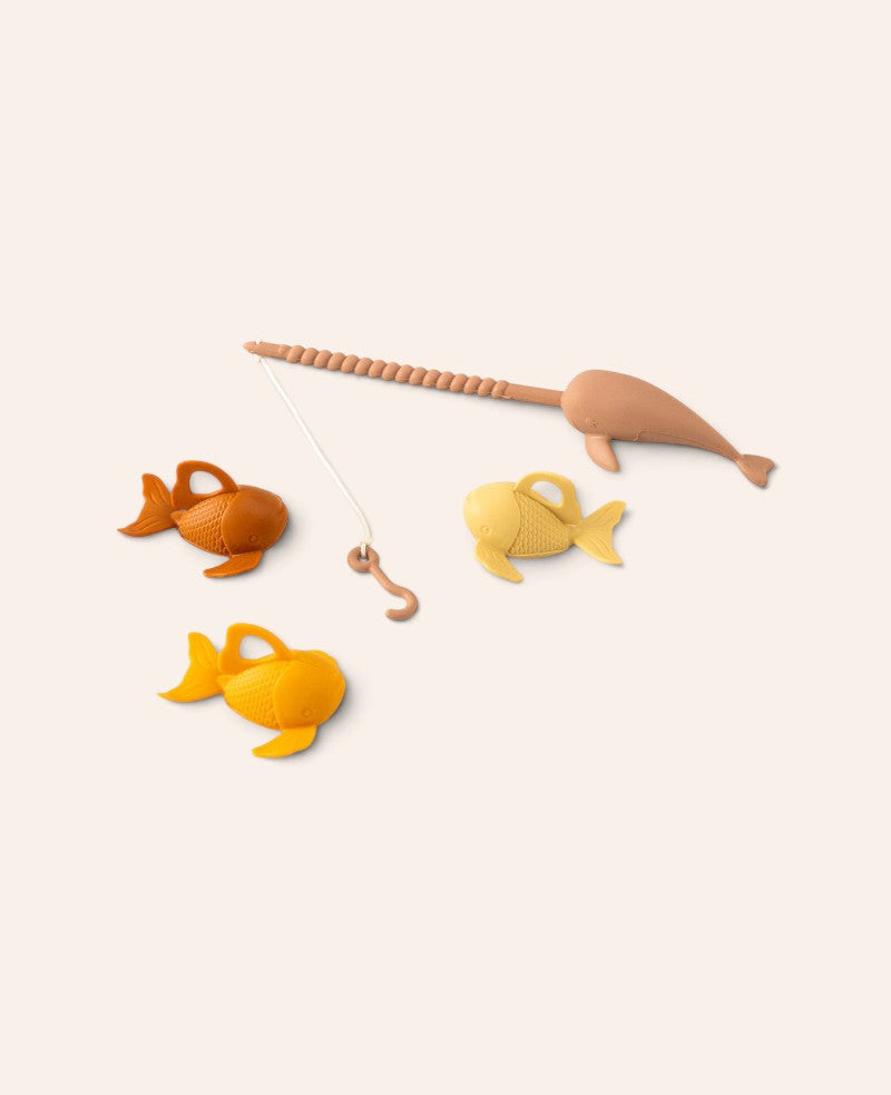 Kinder Badespielzeug Angel und Fische Set, Bunt, 4 Stk.