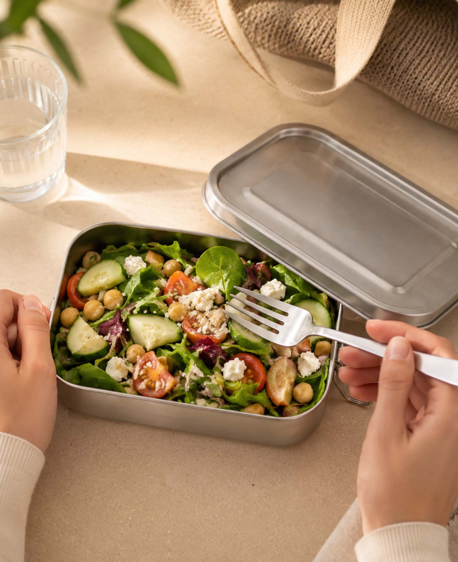 Edelstahl Lunchbox, 800 ml
