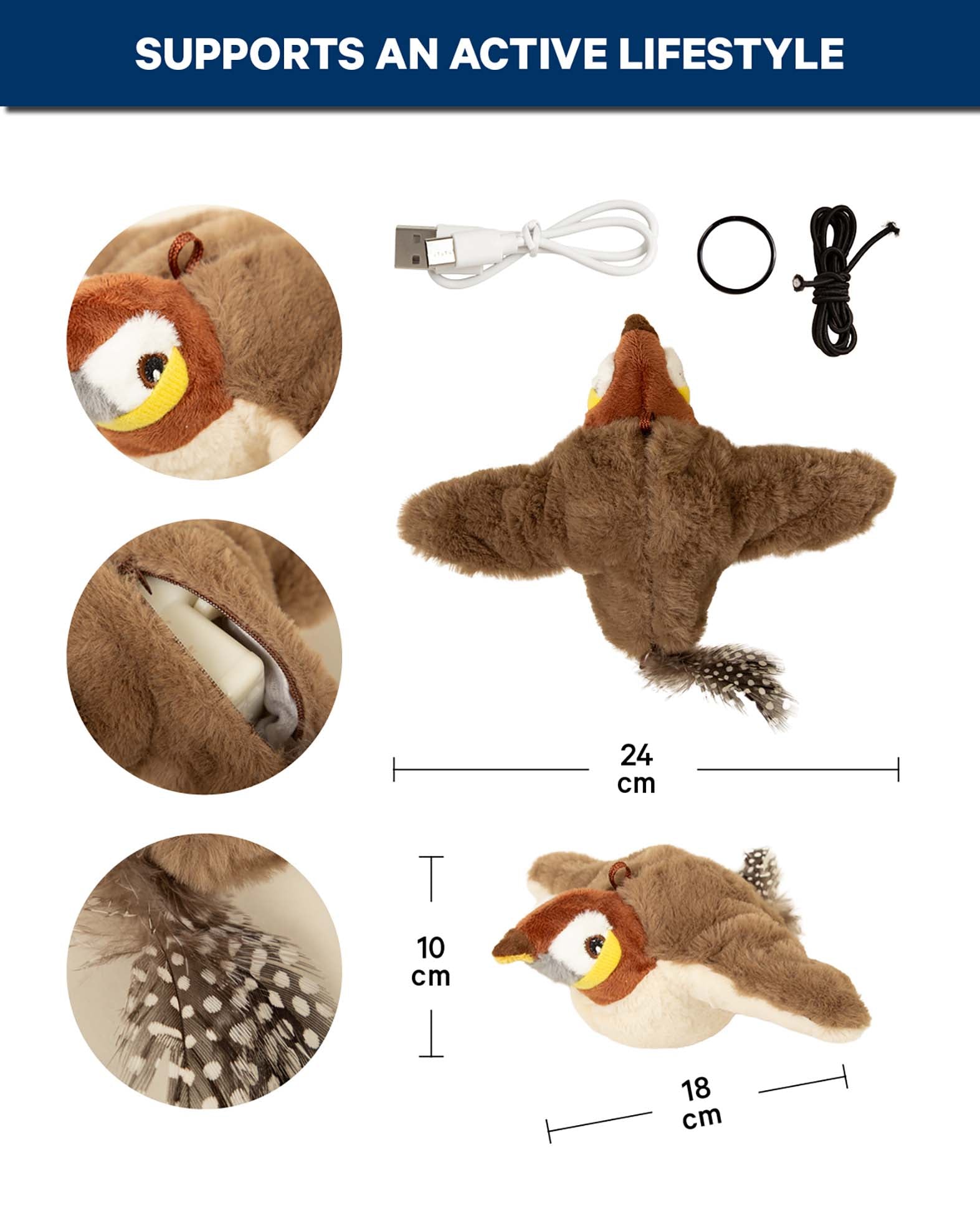 Interactive Cat Toy Flutterbird