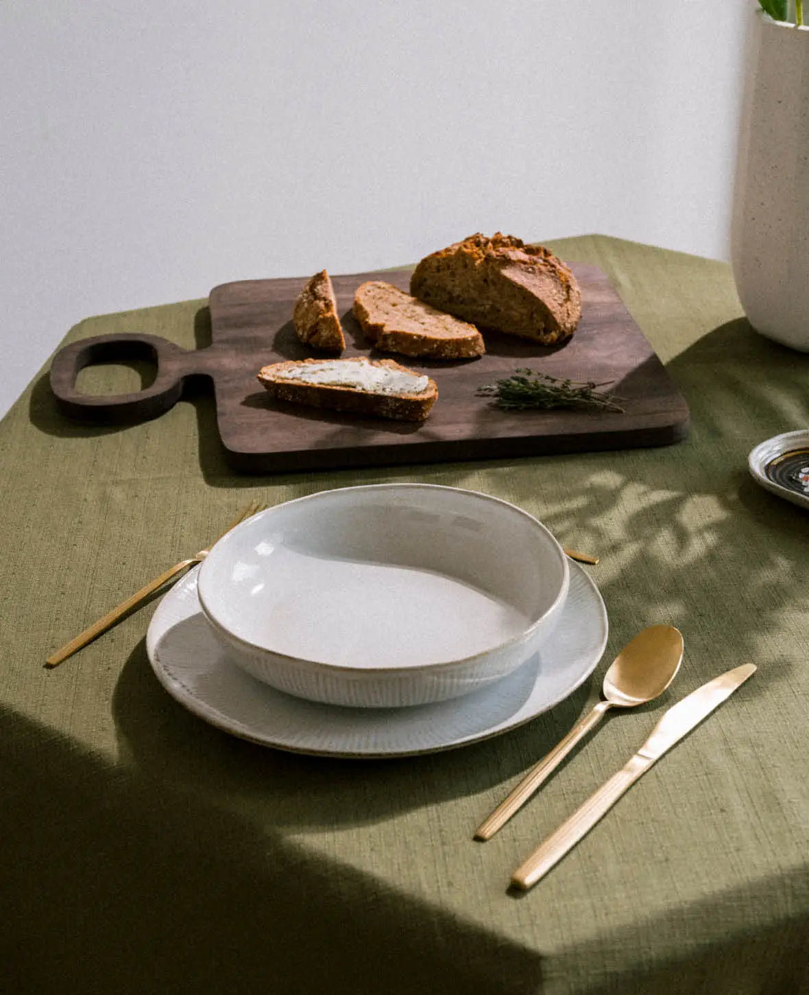 Pastateller mit feinem Muster, Off White, Ø 21.5cm