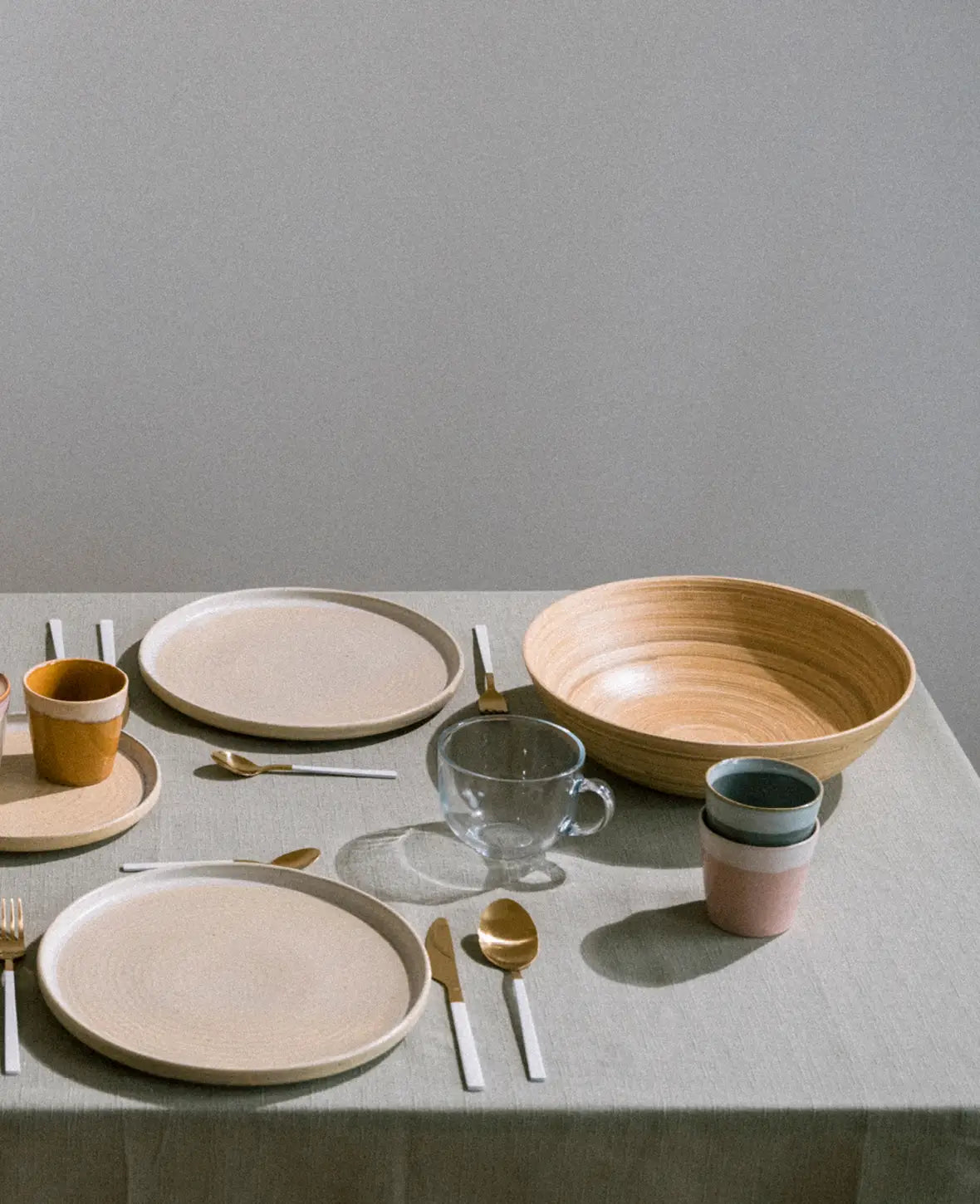 Bamboo Bowl, Natural, Ø 30cm