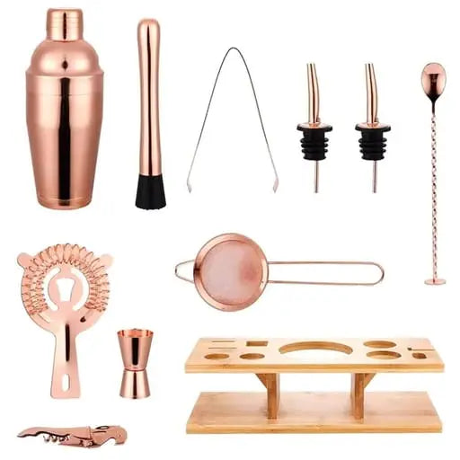 Edelstahl Cocktail Mixer Bar Shaker Kit – Roségold