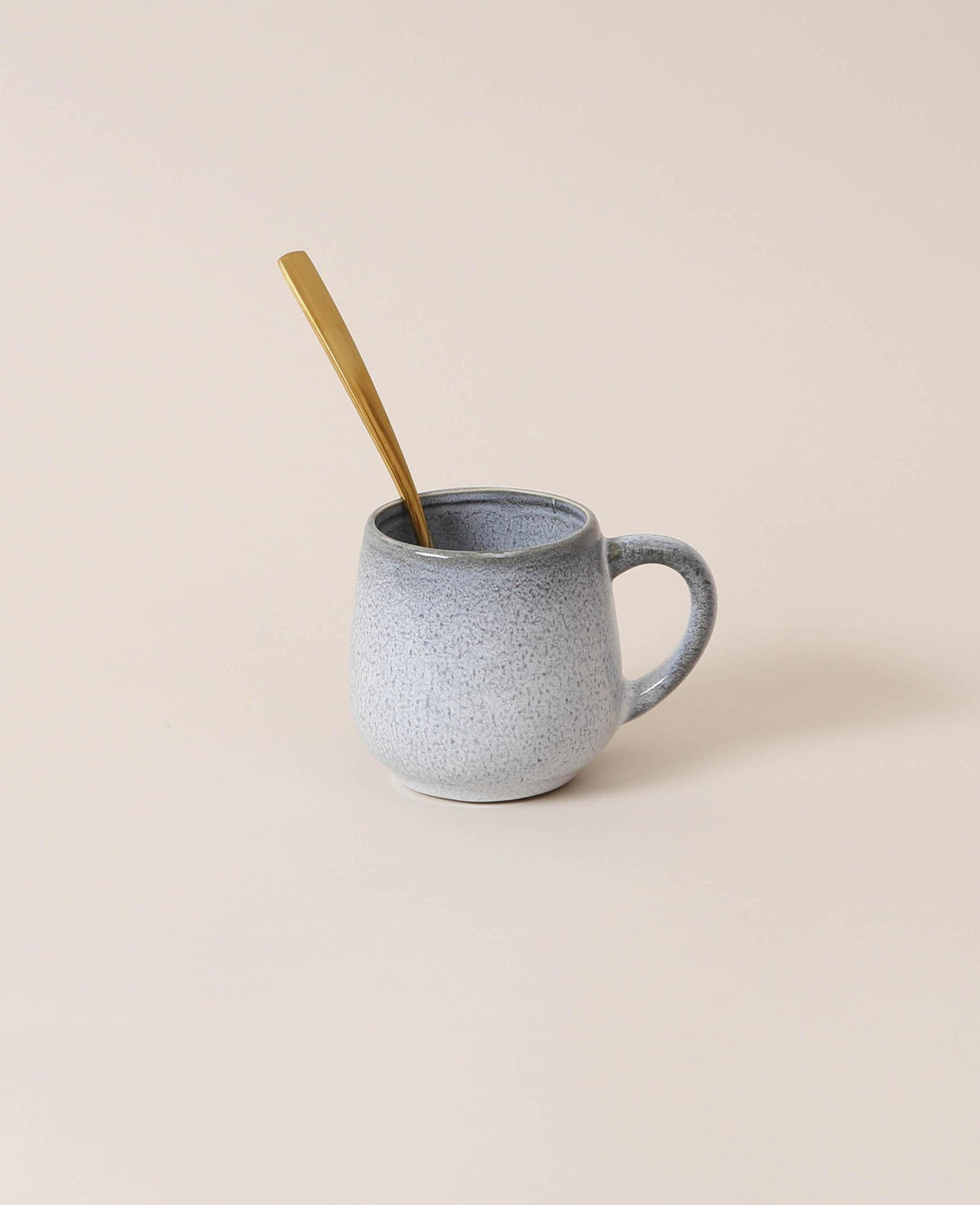 Krug und Tassen Set «Costal», handglasiert, Steingut, Blau-Grau, 3 Stk.