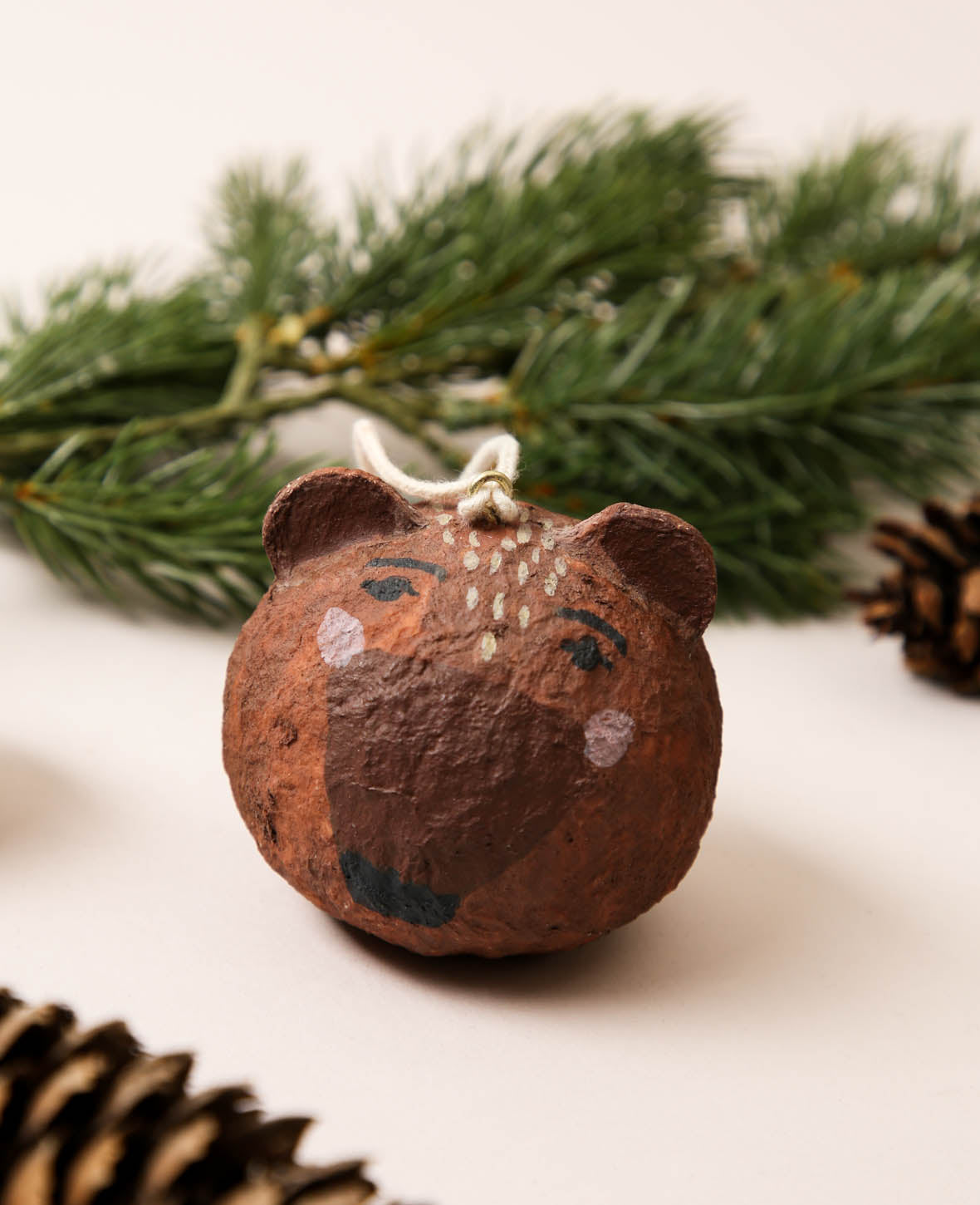 Bär Weihnachtsschmuck zum Aufhängen, Braun