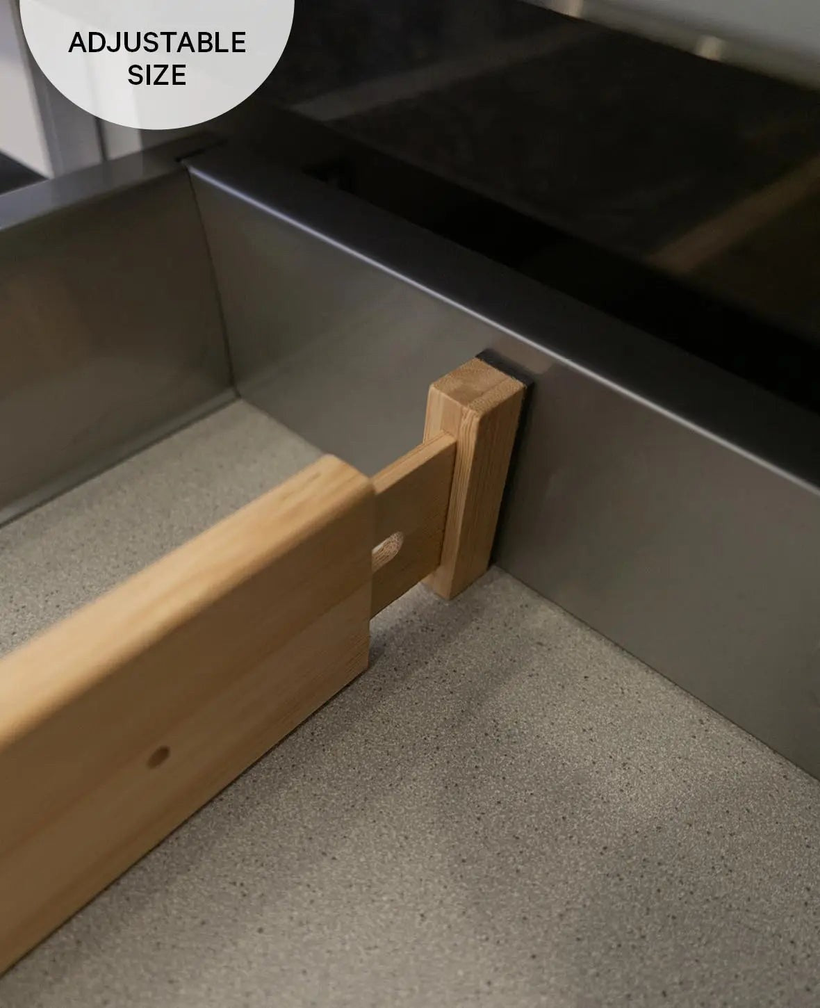 Schubladentrenner / Schubladenunterteiler, 4 Stk., 45-55 cm