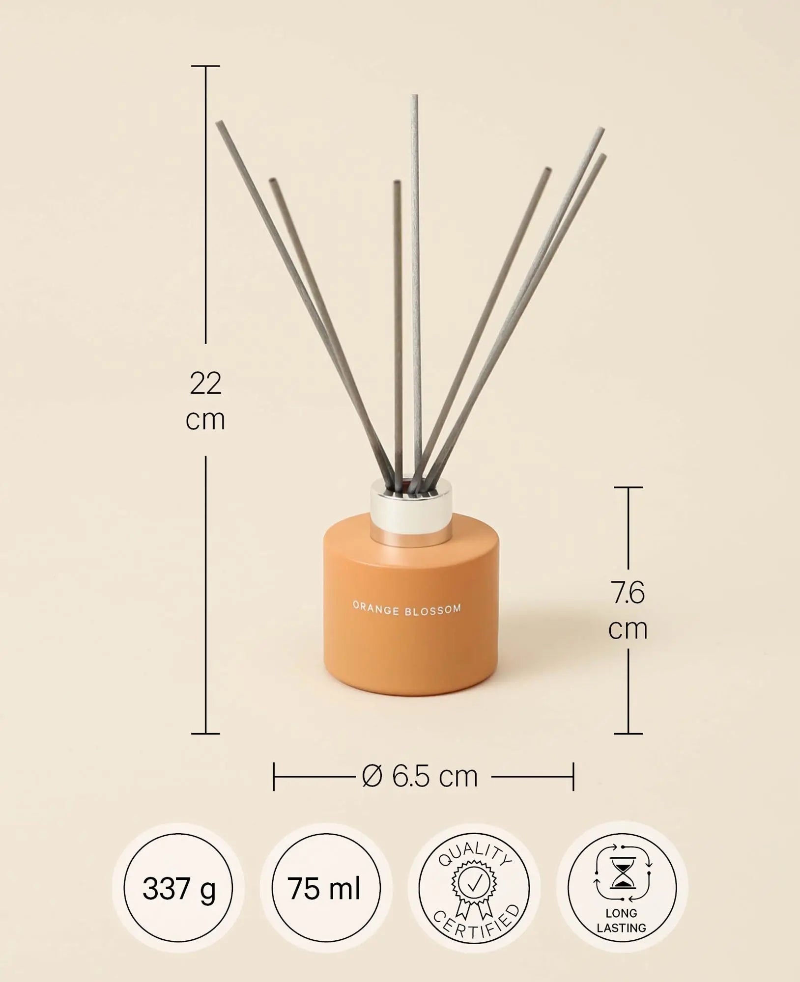 Duft Diffuser / Raumduft, 75ml, Orange Blossom
