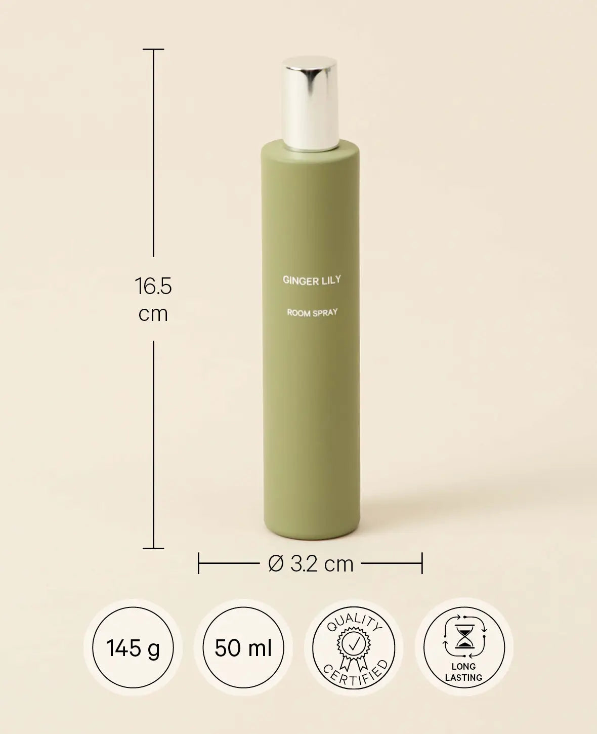 Duftspray / Raumspray, 50ml, Ginger Lily