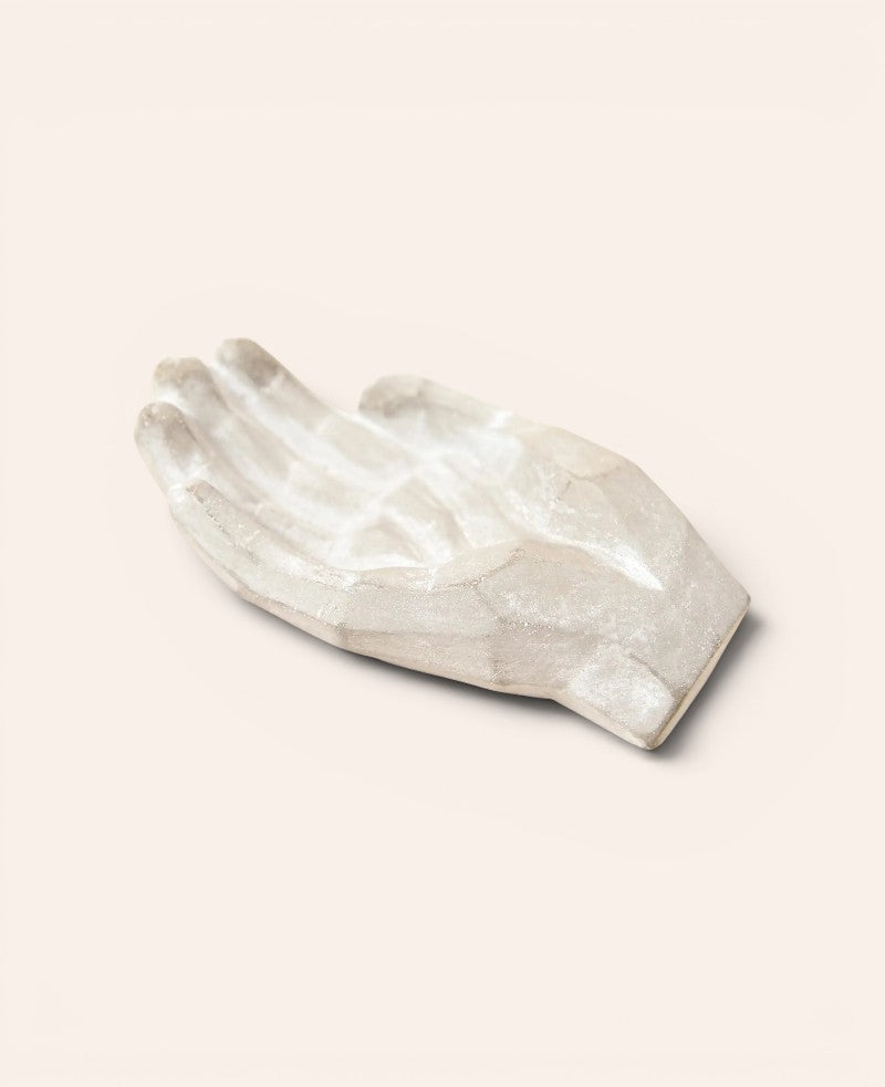 Hand aus Beton zur Dekoration, Briefbeschwerer oder als Aufbewahrung für kleine Gegenstände, 14.5 x 9 x 4 cm