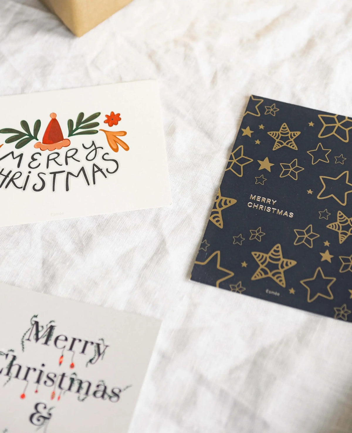 Weihnachtskarte / Postkarte im A6 Format, Snowy Font