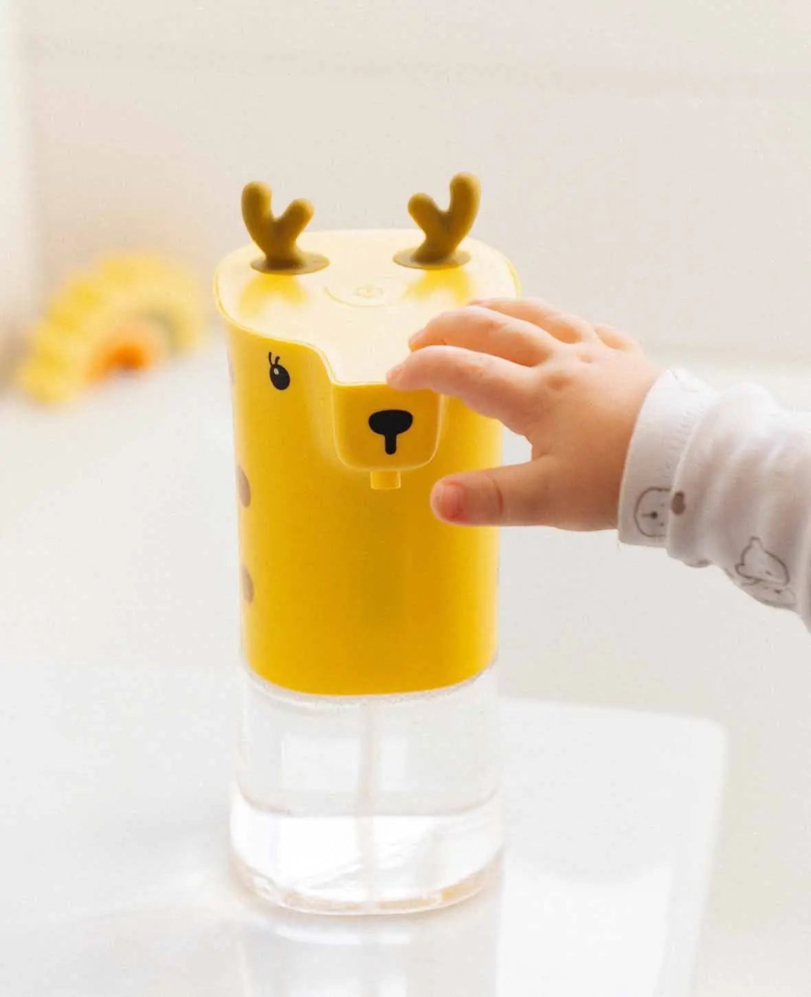 Automatischer Schaumseifenspender für Kinder, Giraffe