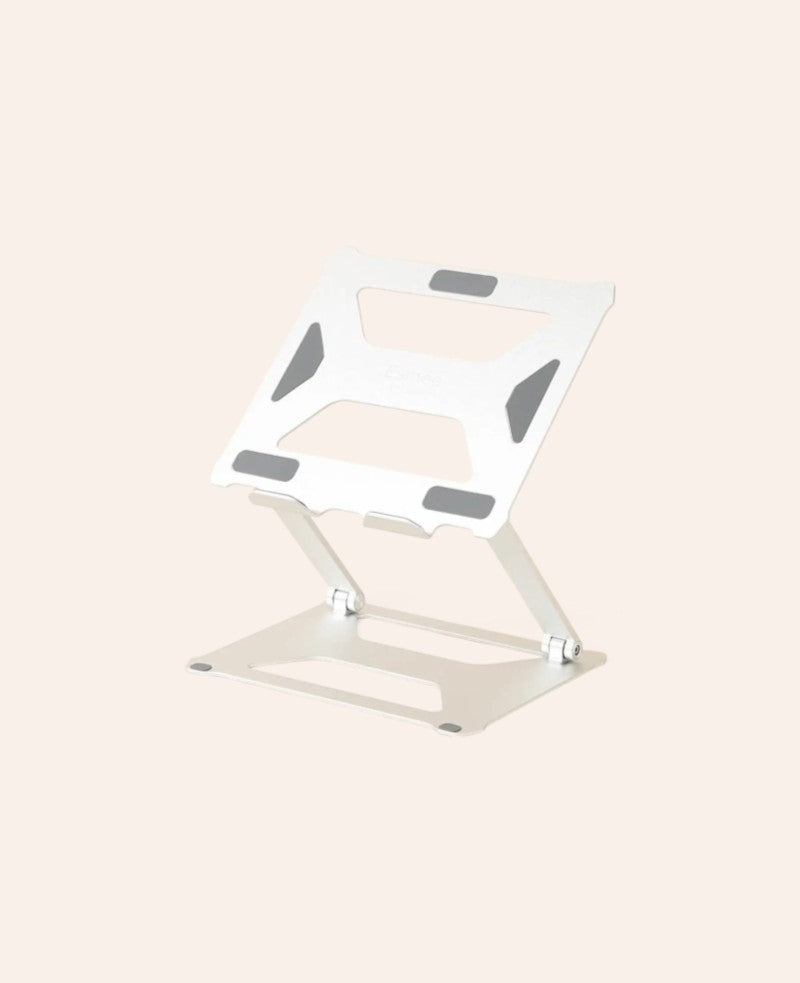 Verstellbarer Laptopstand, silberner Laptophalter für's Homeoffice