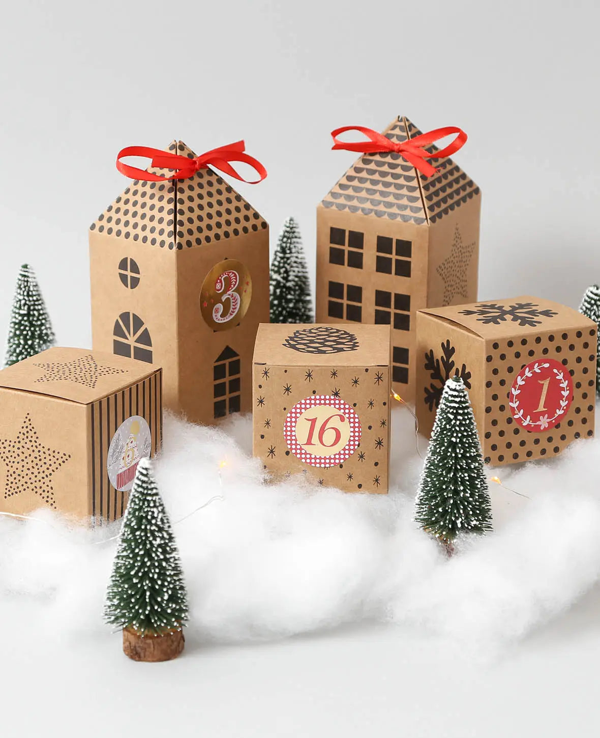 Adventskalender Dorf, 49 tlg.