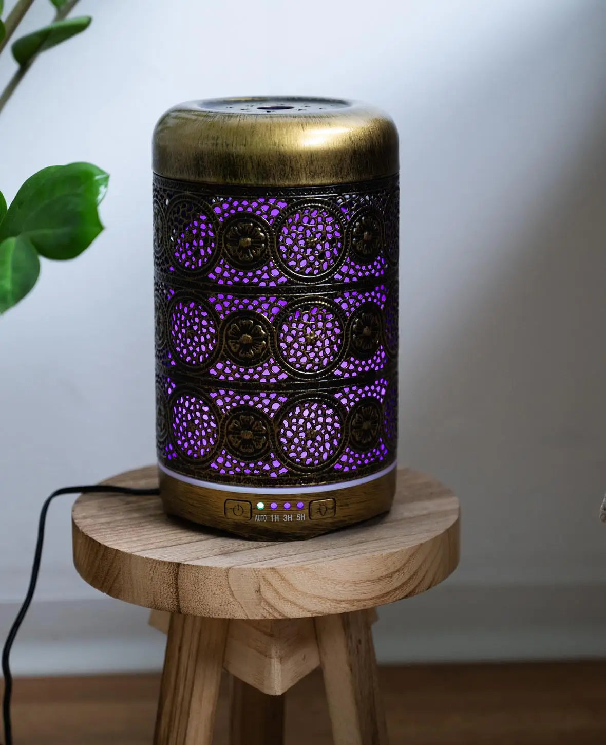 Orientalischer Luftbefeuchter Aroma Öl Diffuser mit LED Beleuchtung, 200ml