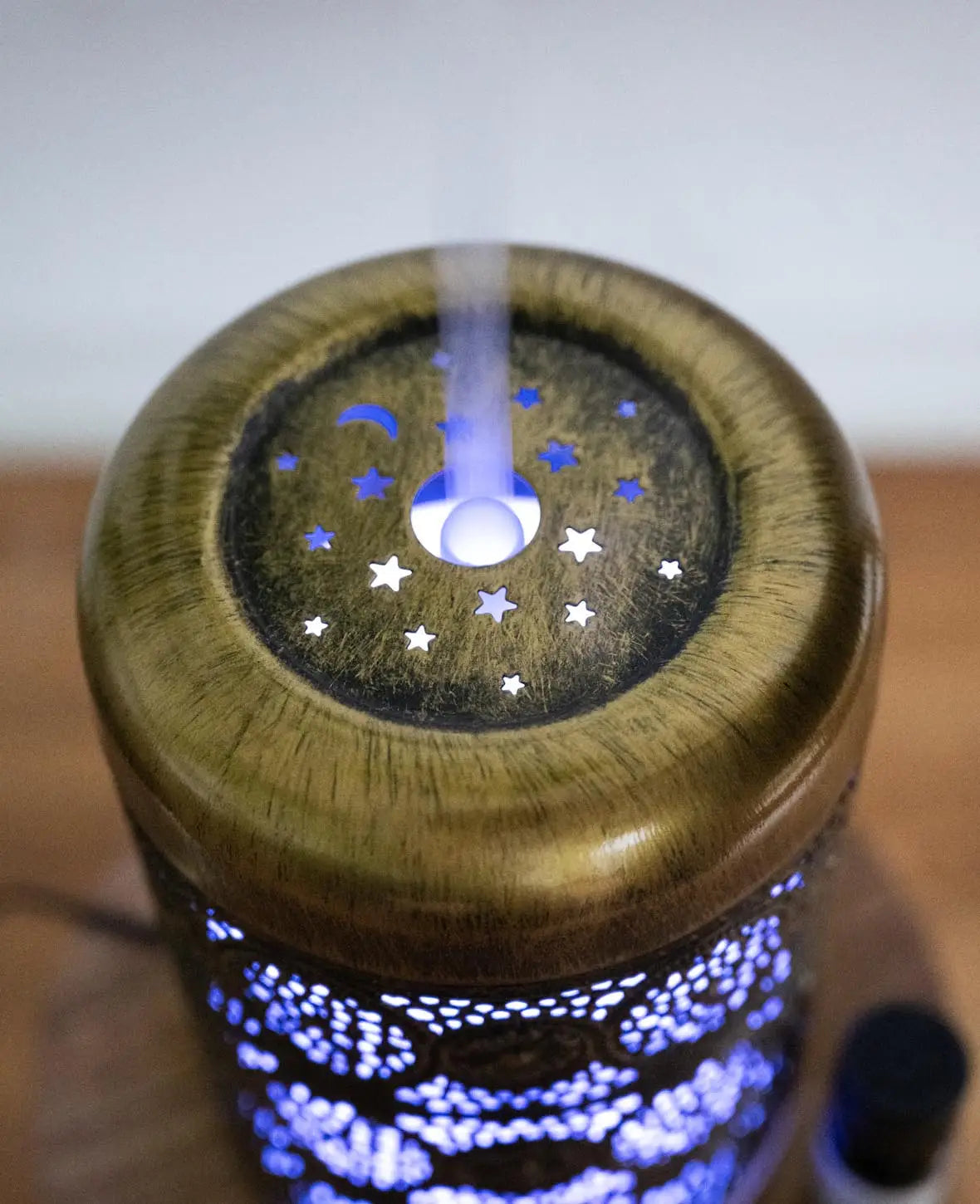 Orientalischer Luftbefeuchter Aroma Öl Diffuser mit LED Beleuchtung, 200ml