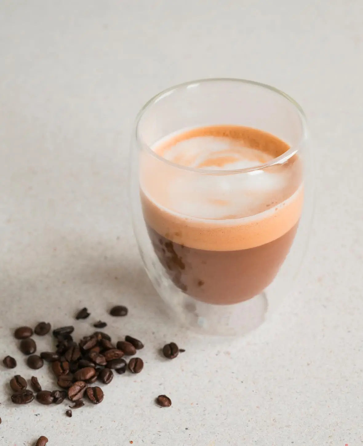 Doppelwandiges Cappuccino Glas Kaffee Cup, 350ml, 4 Stk.