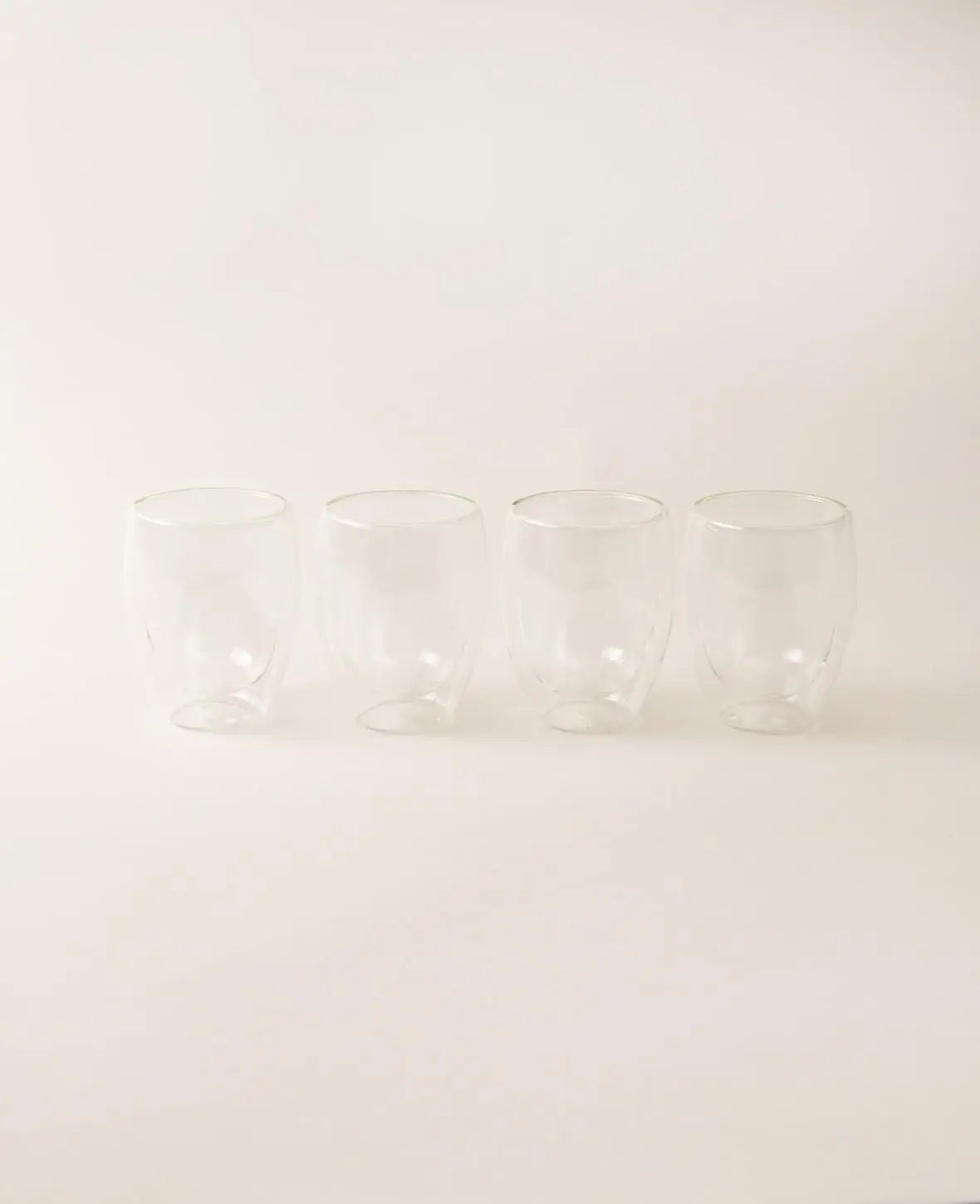 Doppelwandiges Cappuccino Glas Kaffee Cup, 350ml, 4 Stk.