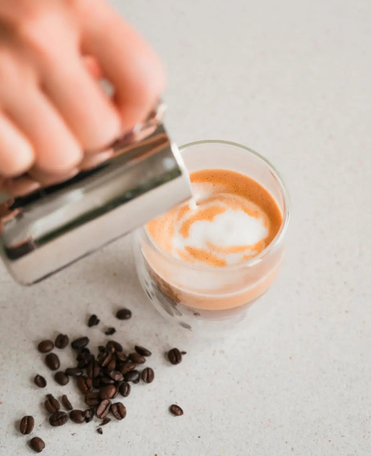 Doppelwandiges Cappuccino Glas Kaffee Cup, 350ml, 4 Stk.