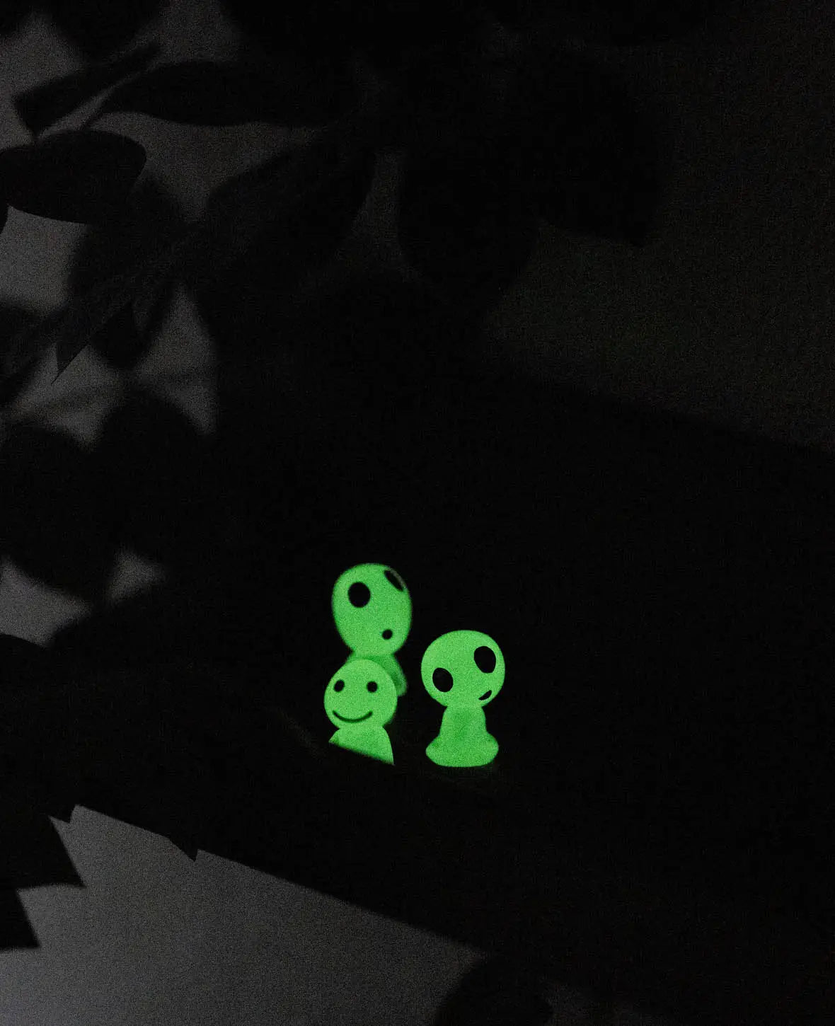 Fluoreszierende Alien Figuren Leuchtende Garten Deko, Grün, 10 Stk.