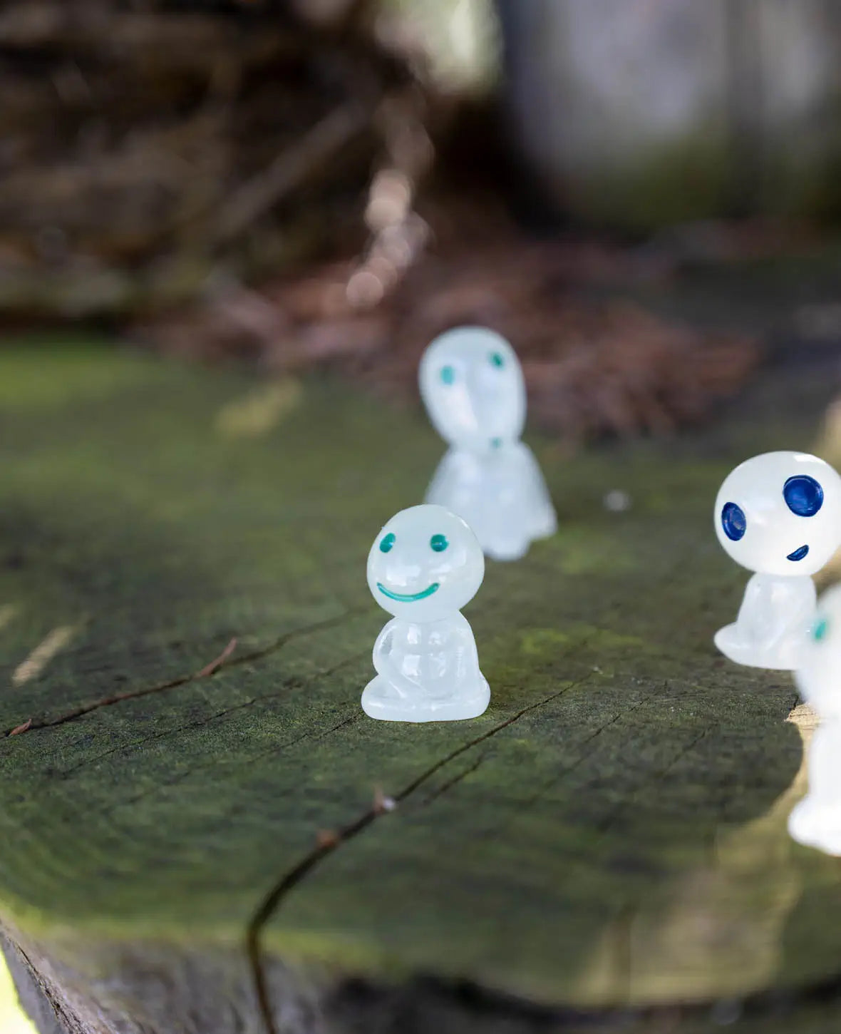 Fluoreszierende Alien Figuren Leuchtende Garten Deko, Grün, 10 Stk.