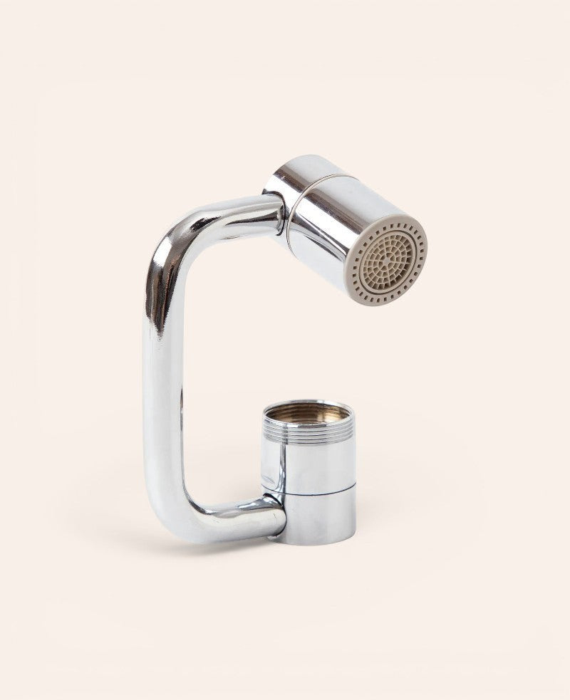 Wasserhahn Verlängerung Drehbarer Armaturen Aufsatz, Silber