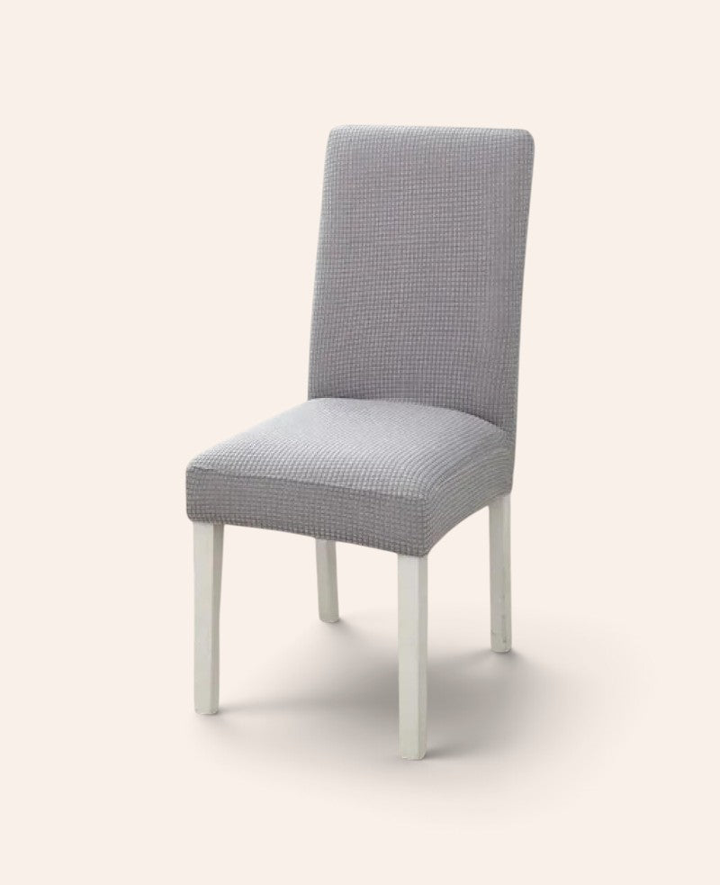 (35x60cm) Stretch Stuhl Überzug Home Deko Moderne Stuhlhusse - Grau