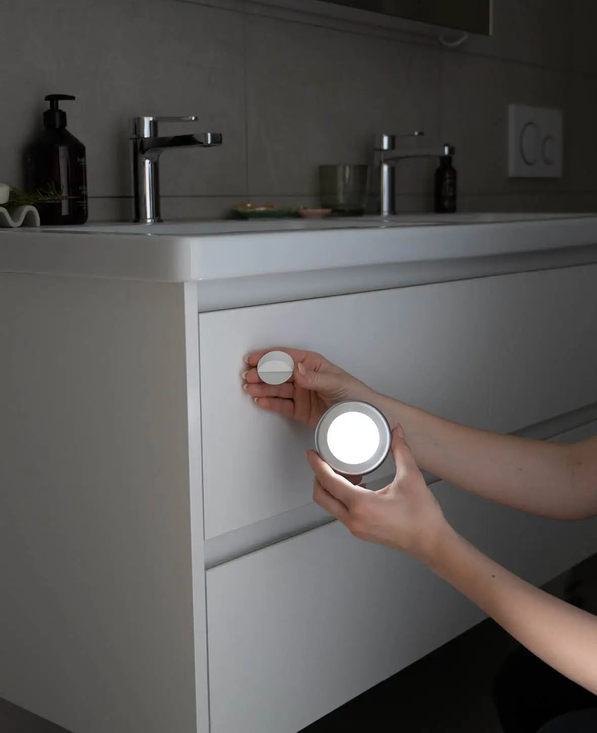 Kabellose LED Sensor Leuchte 3er Set – Batteriebetrieben, Kaltweiss