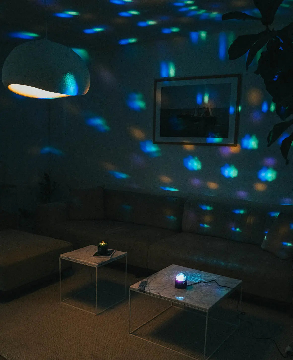 Soundgesteuerte 6W LED Discokugel Partylicht mit Fernbedienung