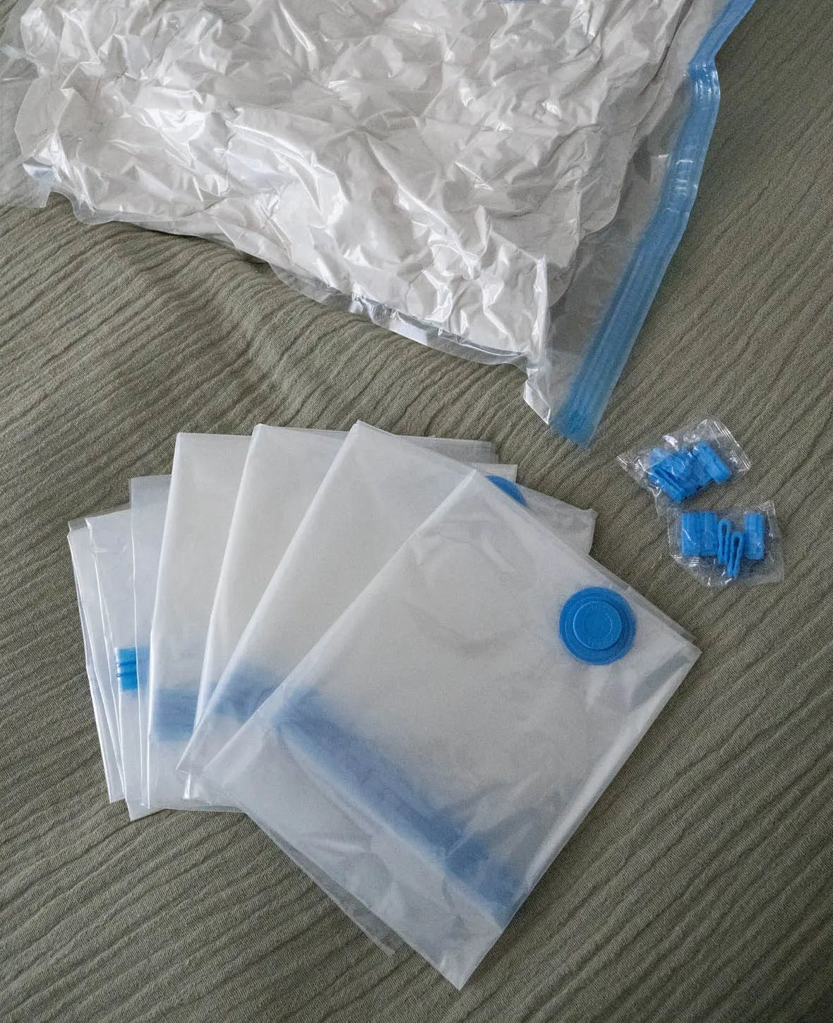 XXL Vakuum Beutel 8er Set – Space Bags für Kleidung & Bettwäsche
