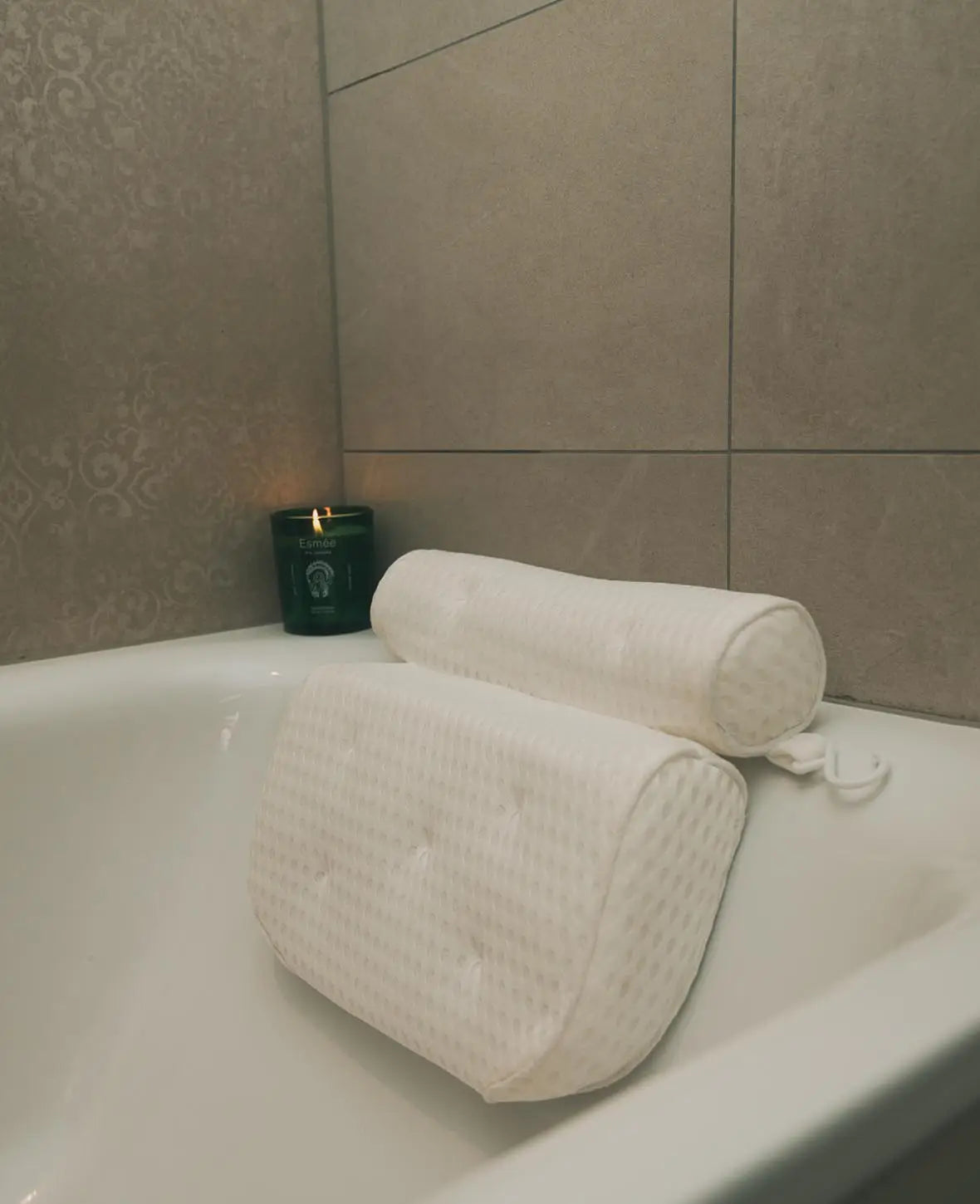 Badewannen Nackenkissen mit AirMesh Technologie, Weiss
