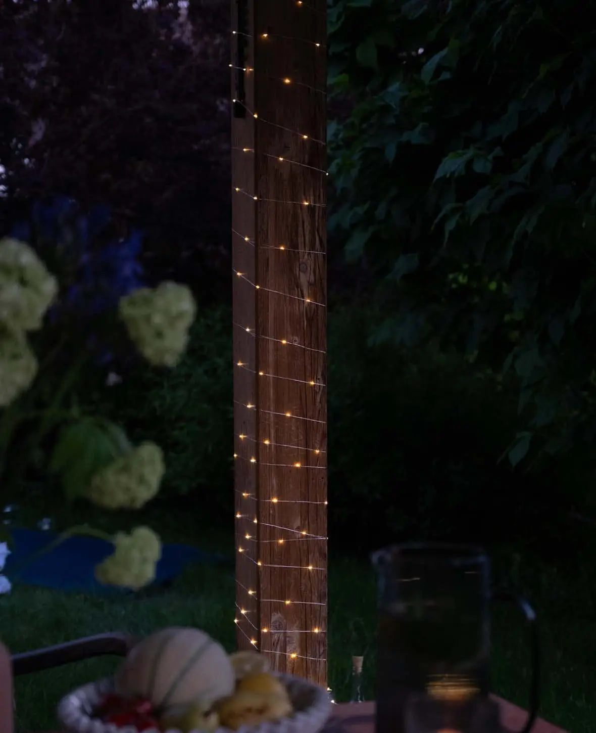 LED Draht Lichterkette mit 8 Modi - Warmweiss, 20 m