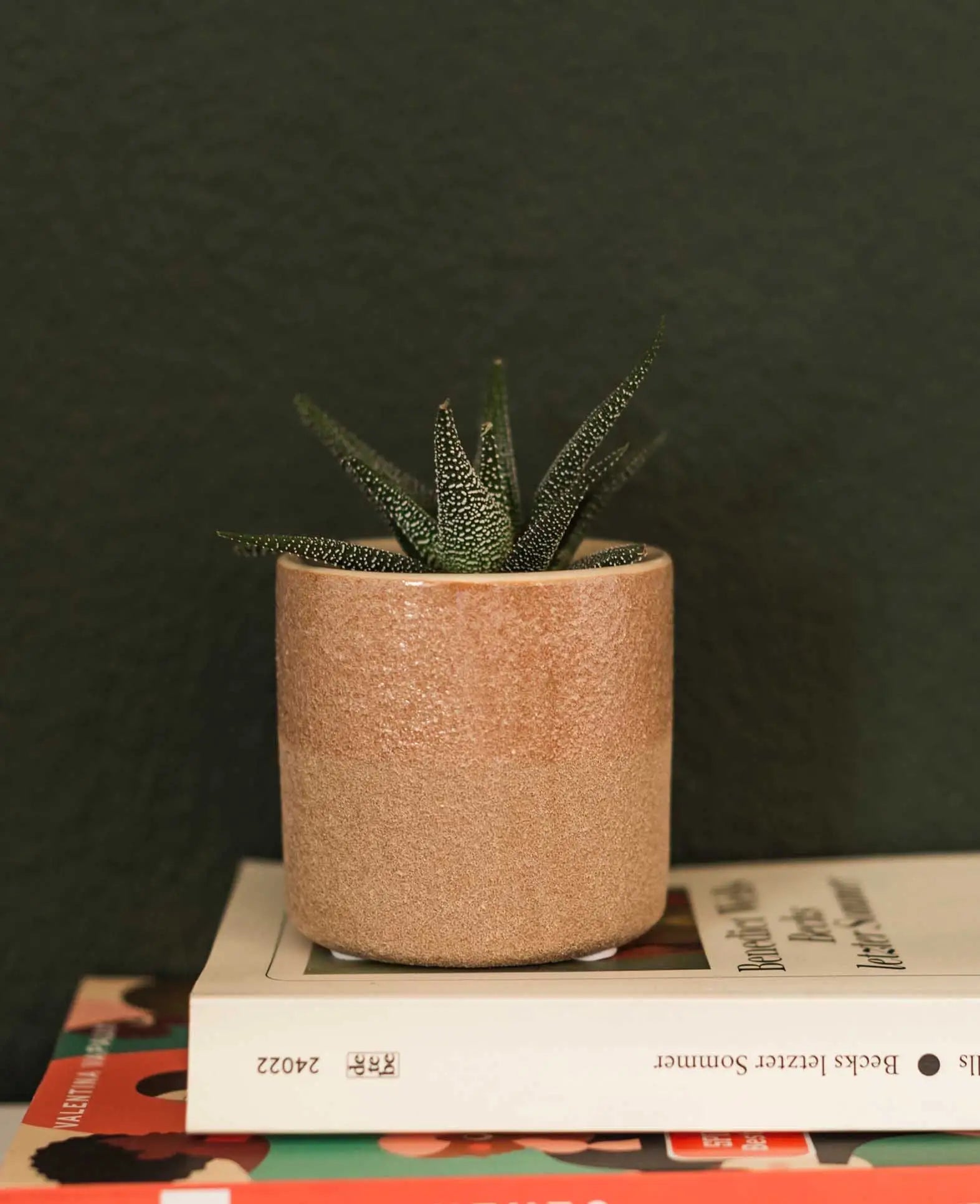 Terracottafarbener Mini Keramiktopf / Teelichthalter, Ø 7.5 cm x H 7.2 cm