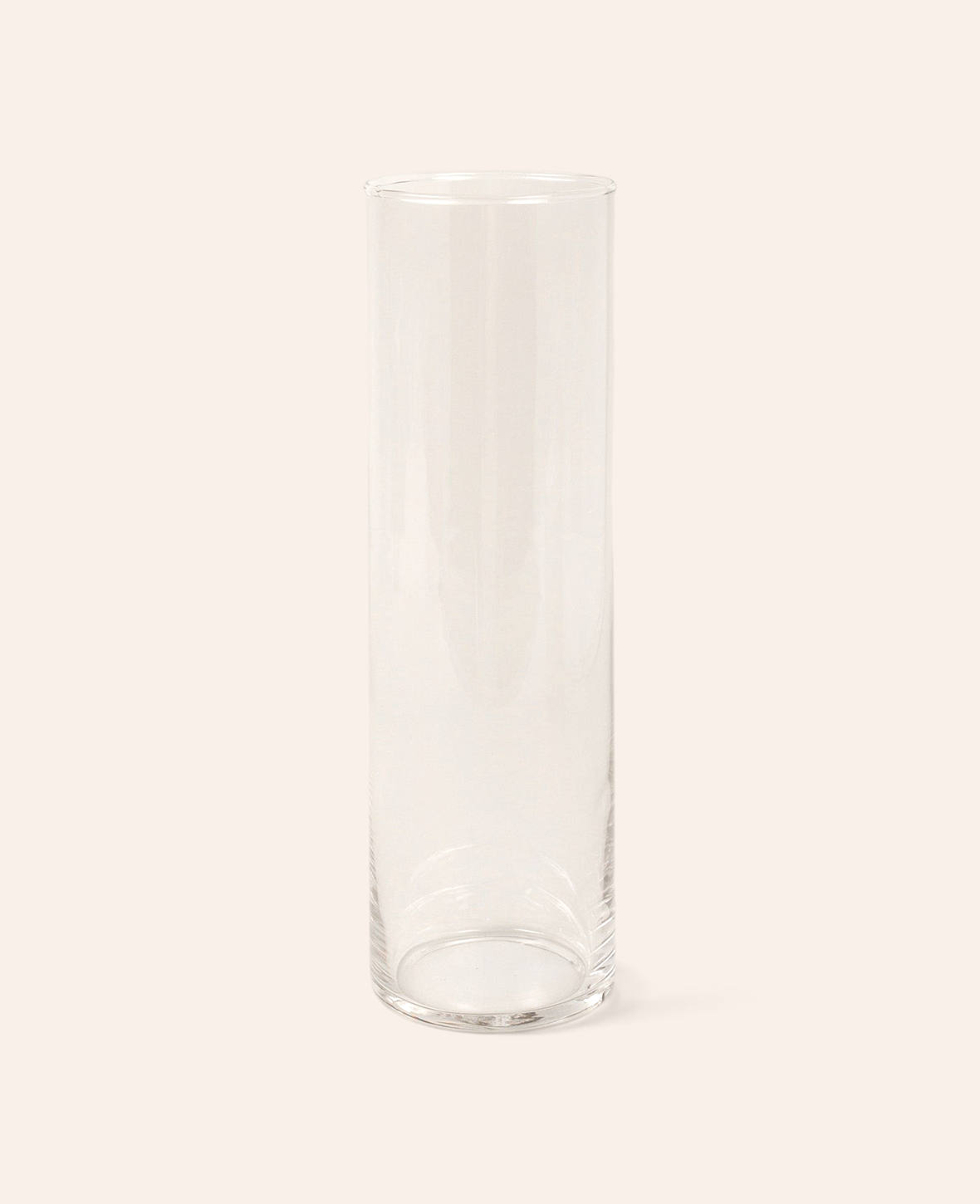 Esmée Carly Glasvase in zylinderförmiger, klarer Optik, 30 cm hoch, ideal für Blumen und Zweige.