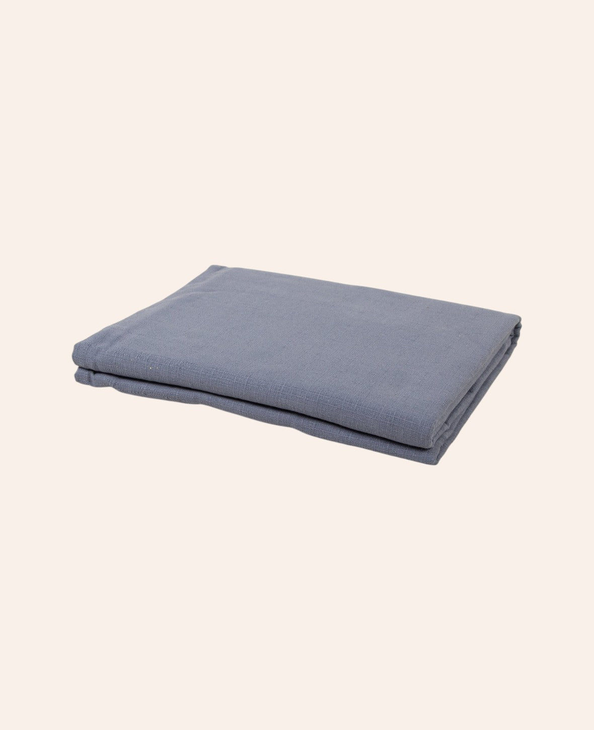 Esmée Tischdecke aus weicher blauer Baumwolle im zeitlosen Design für den Esstisch
