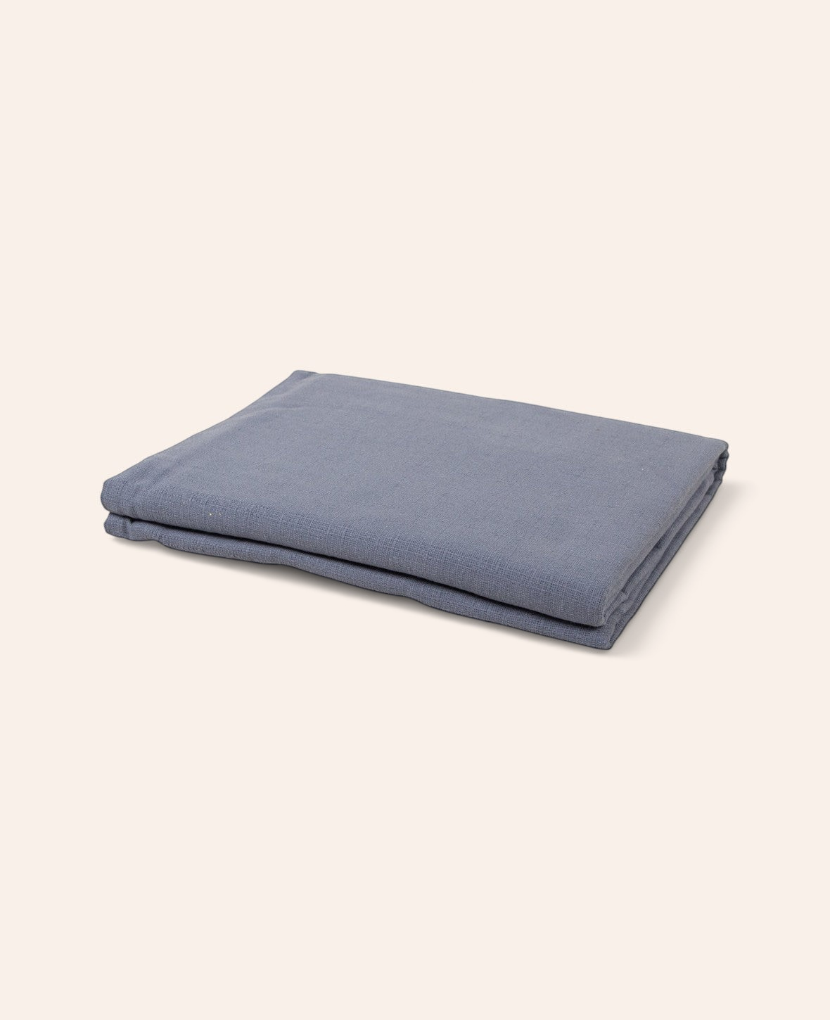 Esmée Tischdecke aus weicher blauer Baumwolle im zeitlosen Design für den Esstisch