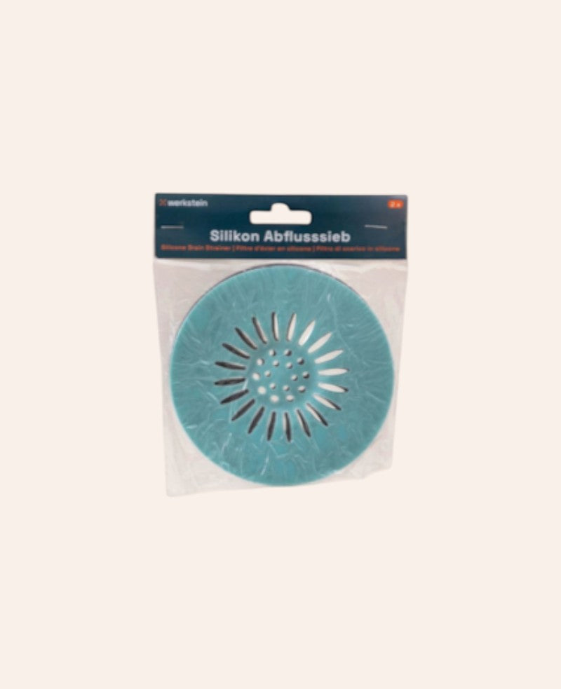 Abflusssieb, Schwarz/Blau, 2Stk.