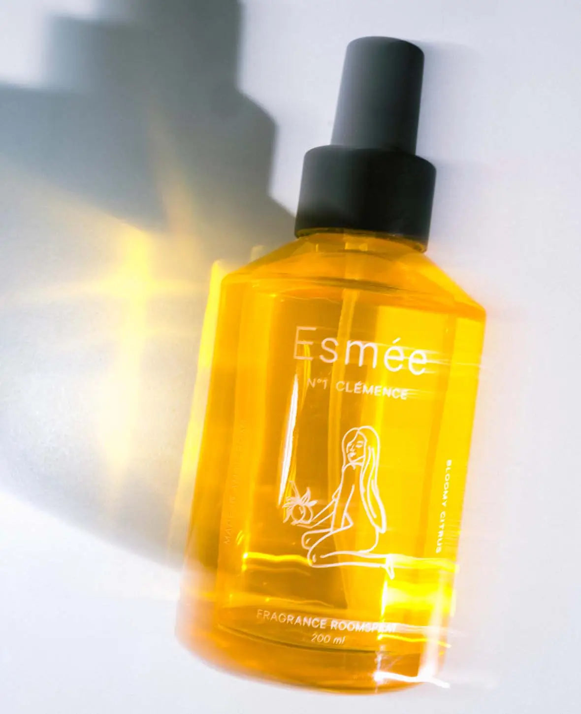 Esmée Premium Scents - N°1 Clémence, Raumspray mit Duftnote "Bloomy Citrus", 200 ml, Gelb