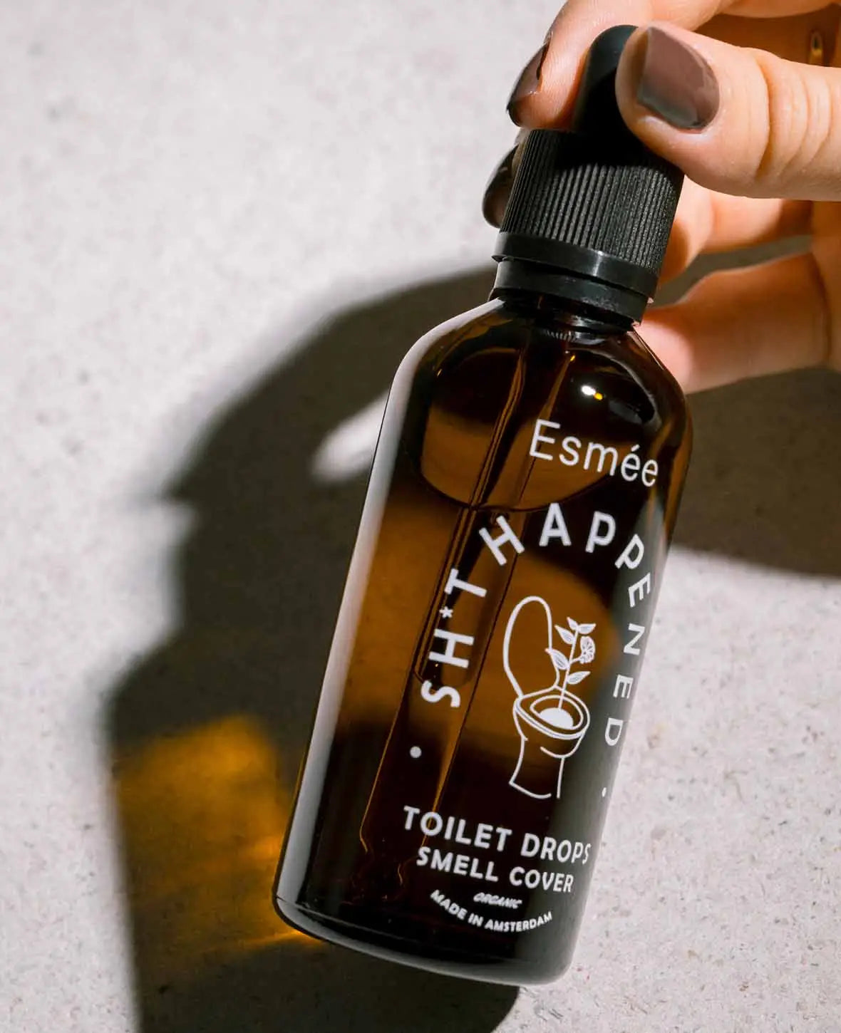 Toilet Drops / Smell Cover "Sh*t Happened", geruchsneutralisierender Duft, 100ml