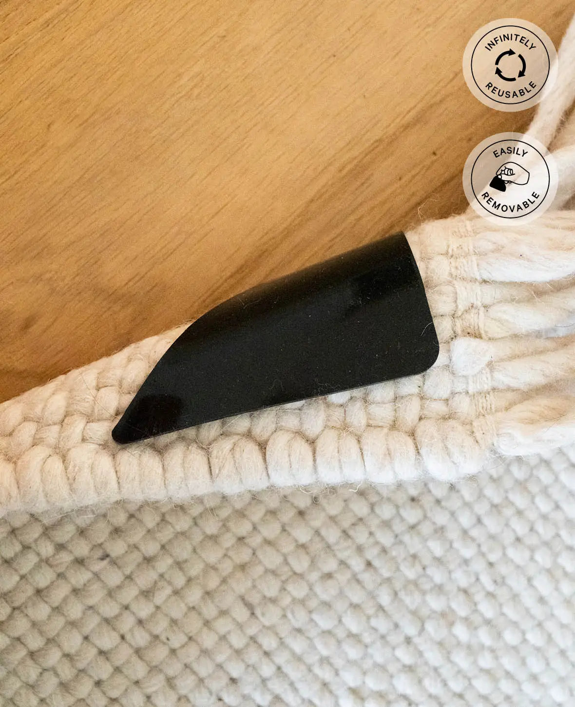 Antirutsch Pads für Teppich, 8 Stück