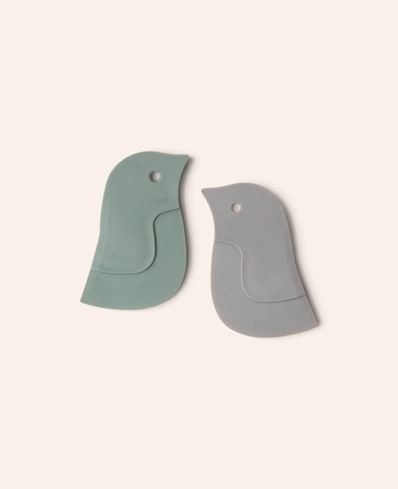 2er Set Schaber in Pinguin Form