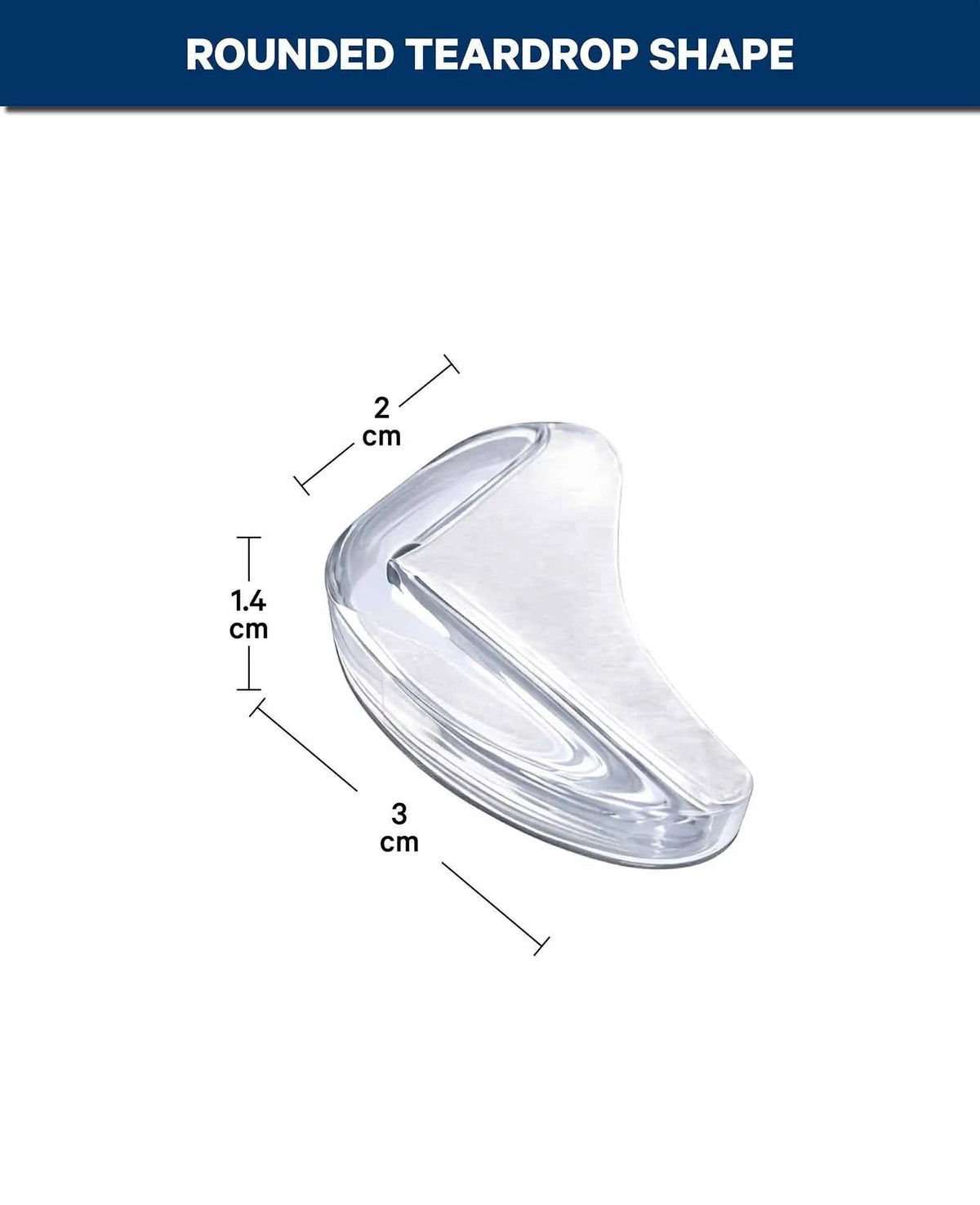 Design-Eckenschutz in Tropfenform (10er-Set)