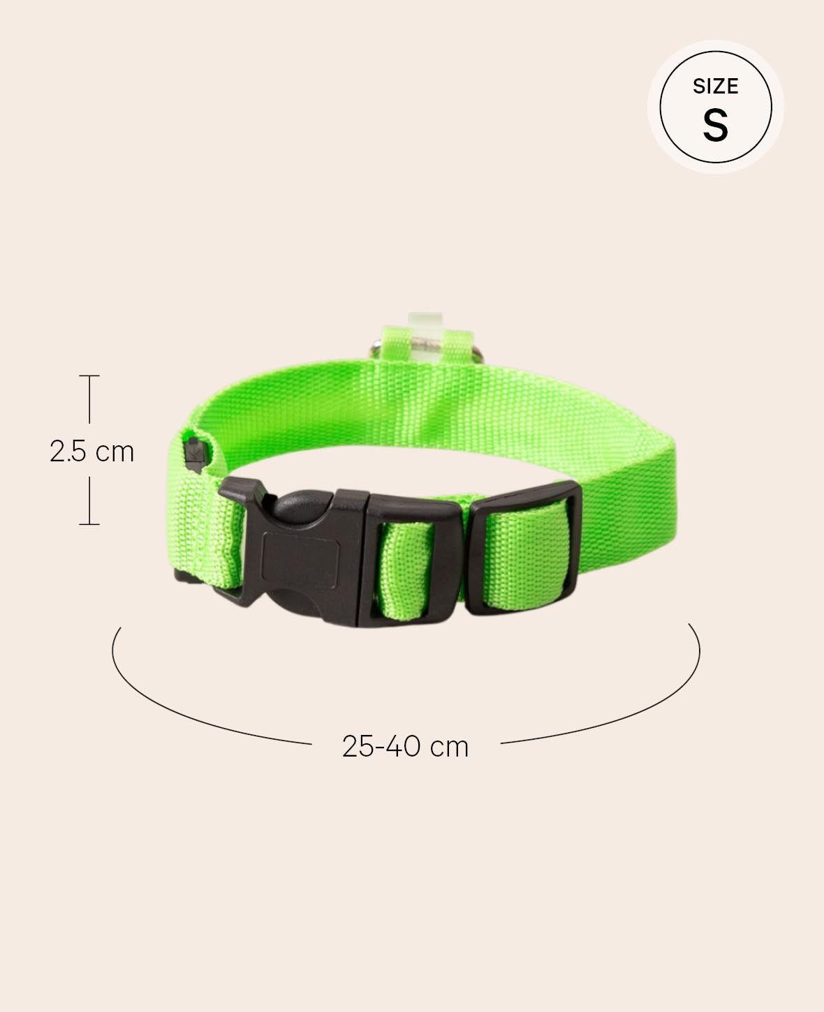 LED Hundehalsband, S
