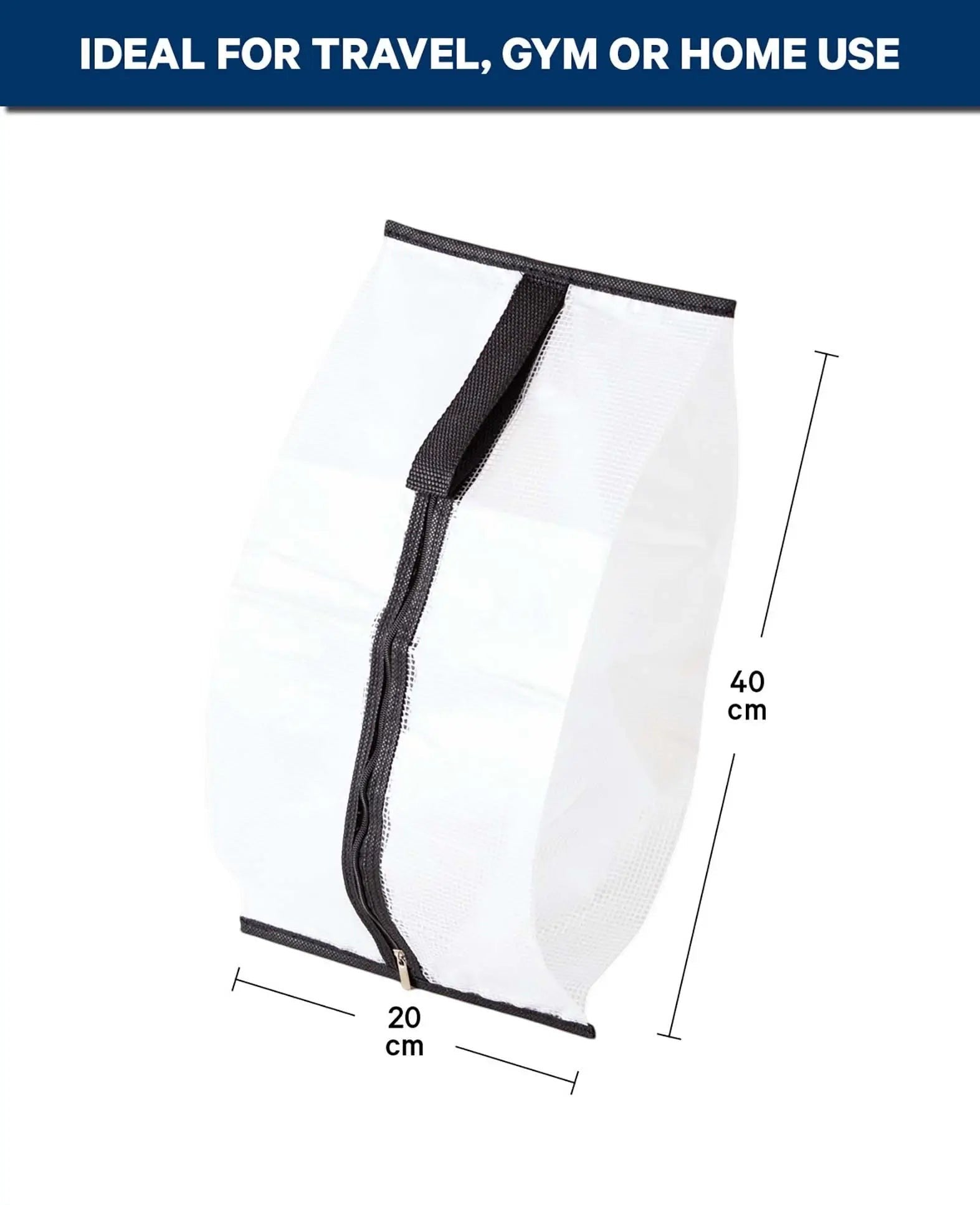 Schuhbeutel Aufbewahrung, Transparent, 40x20x16 cm